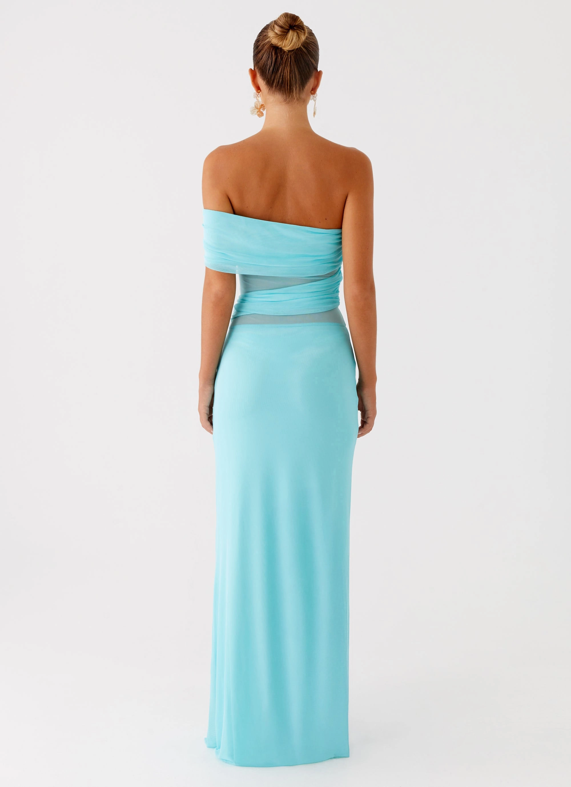 Timeless slip dress Light Weave Lumi Maxi Dress - Turquoise