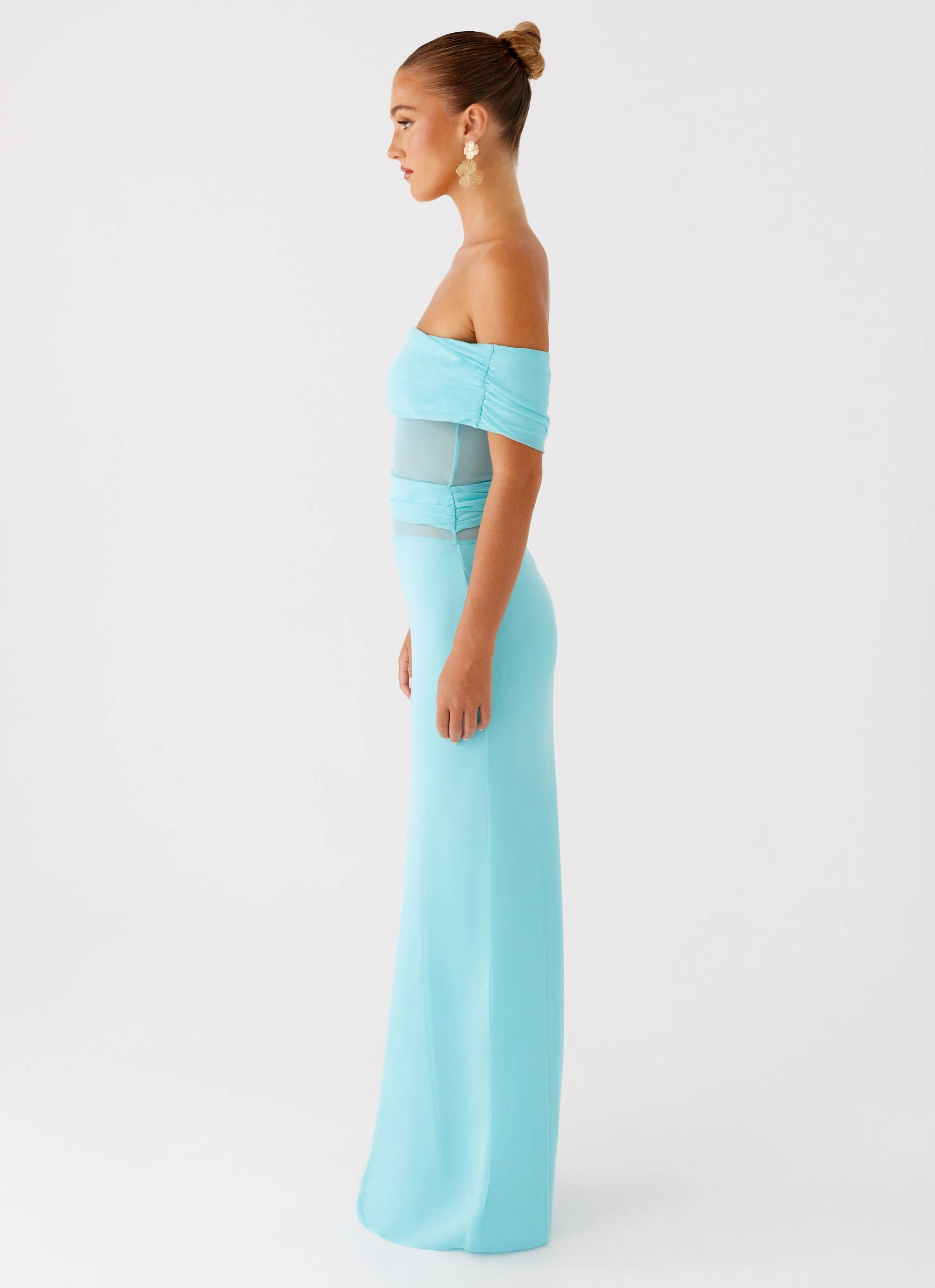 Tailored Piece Lumi Maxi Dress - Turquoise