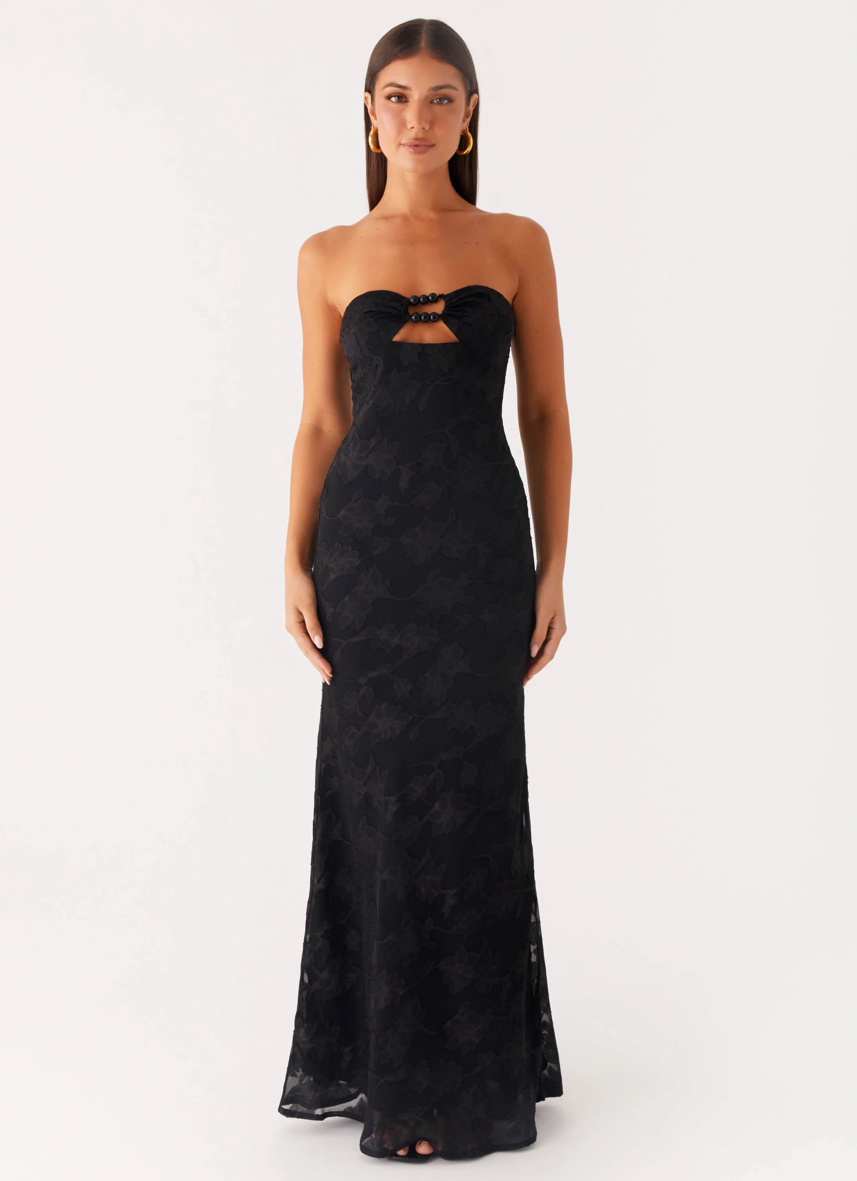 Lunar Maxi Dress - Black Relax Layers Spring Flow