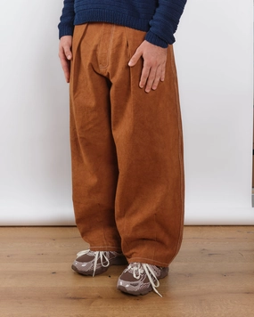 Lush Pants - Brown Wonky-Wear Anti-bacterial Wide Swing