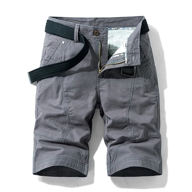 Luulla Men 2021 Summer New Casual Vintage Classic Pockets Cargo Shorts Men Outwear Fashion Twill Cotton Camouflage Shorts Men