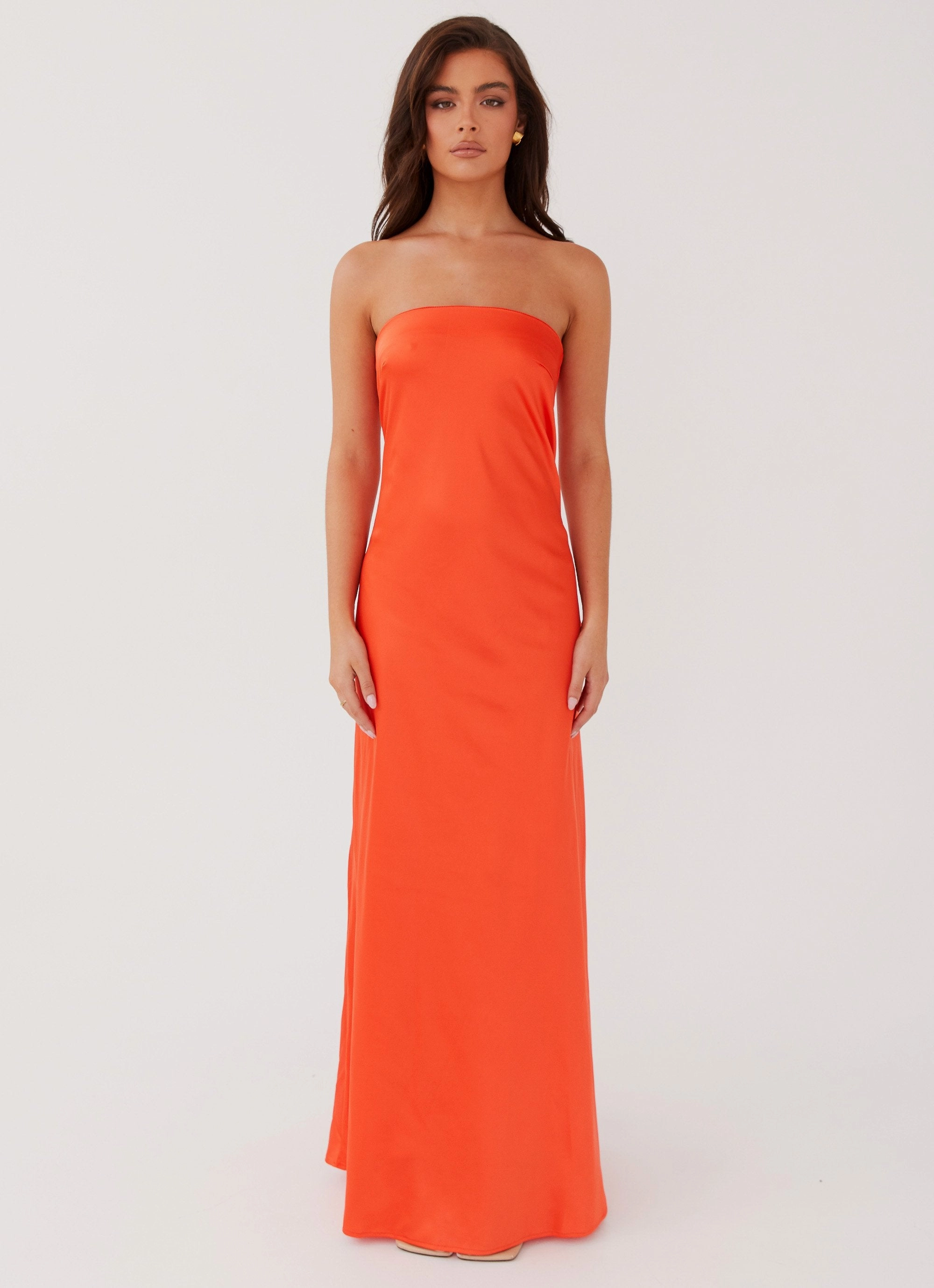 Chantelle Strapless Maxi Dress - Sunset Anytime Fit