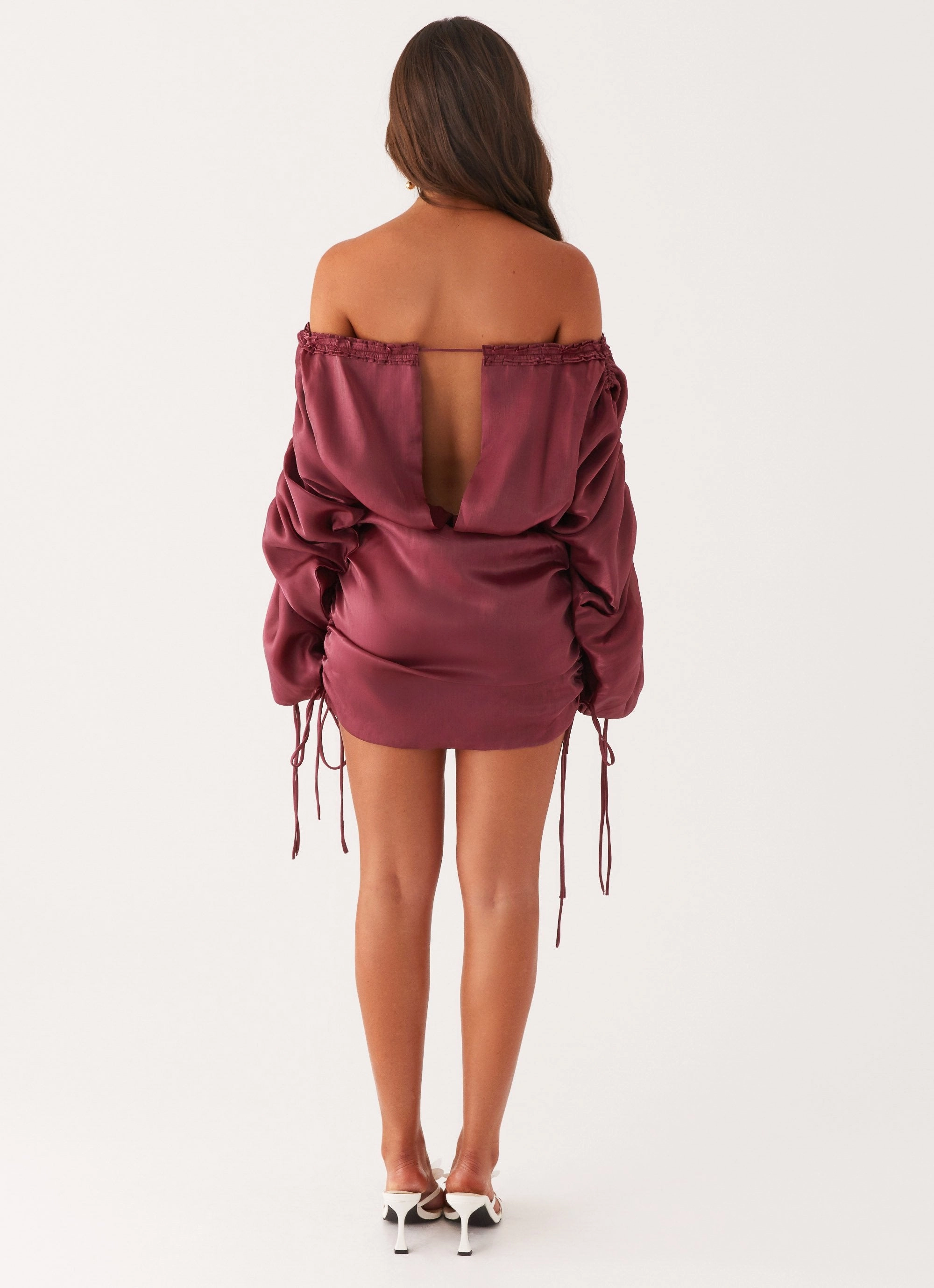 Reeve Mini Dress - Mulberry Semi Fit