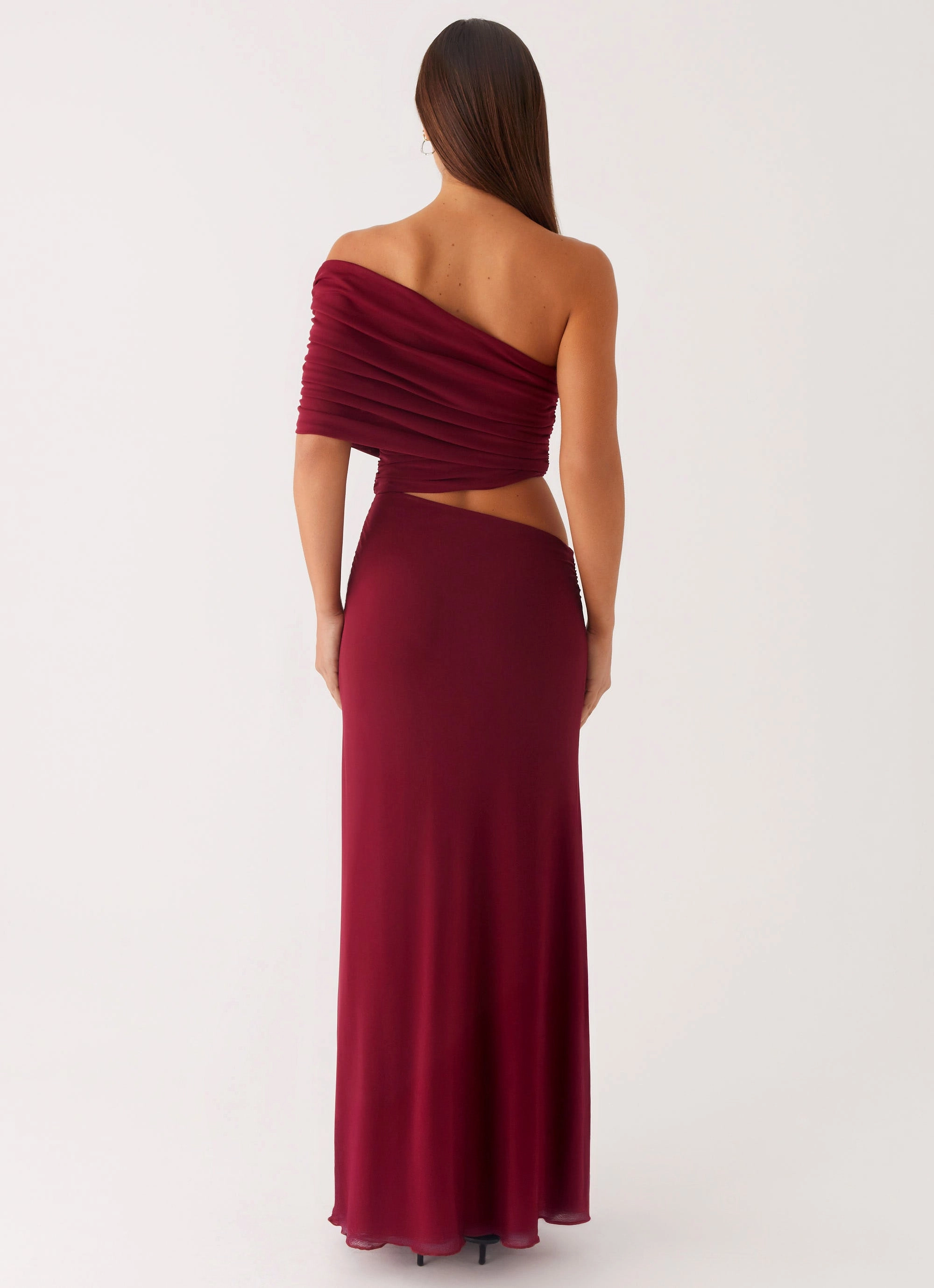 plus-size Pocket-Detail Gillian Maxi Dress - Maroon