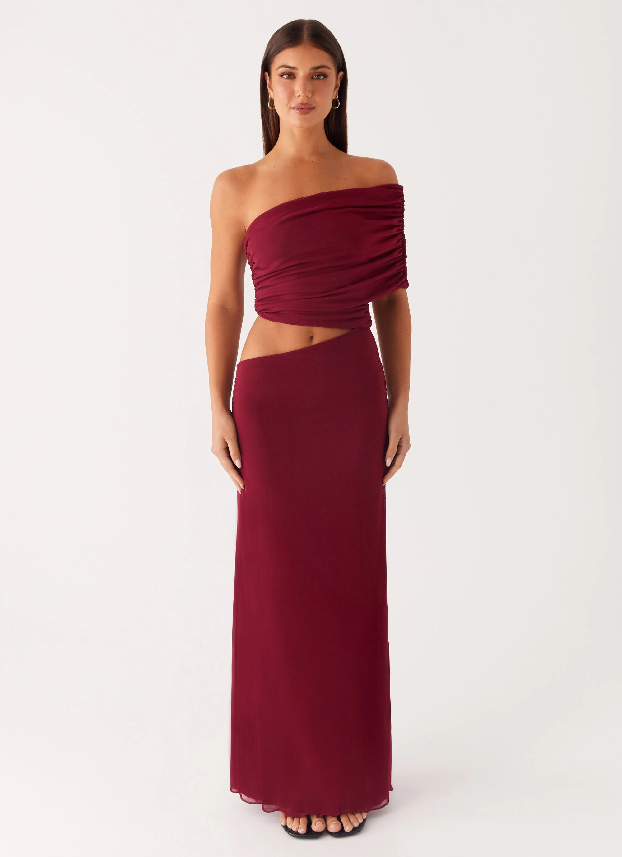 Everyday Comfort Wear Gillian Maxi Dress - Maroon