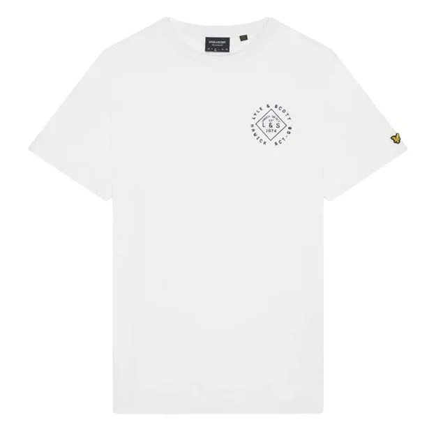 Lyle and Scott Mens Stamp T-Shirt White