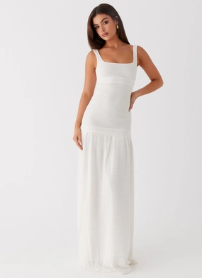 Heart Tone Lyrical Maxi Dress - Ivory