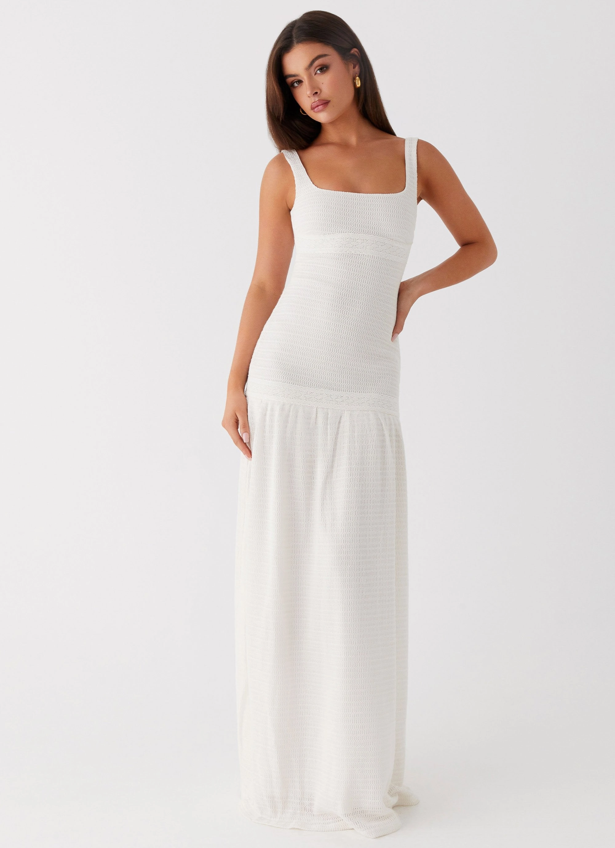 Heart Tone Lyrical Maxi Dress - Ivory