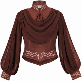 Lysandra Limited Edition Harvest Auburn Double Layered Hood Assembly NonRestrictiveSilhouette