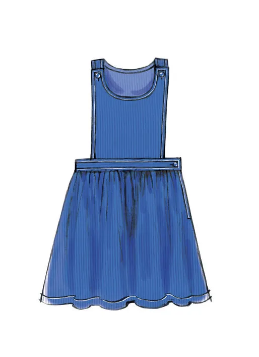 M7459 Children's/Girls' Jumpers and Overalls