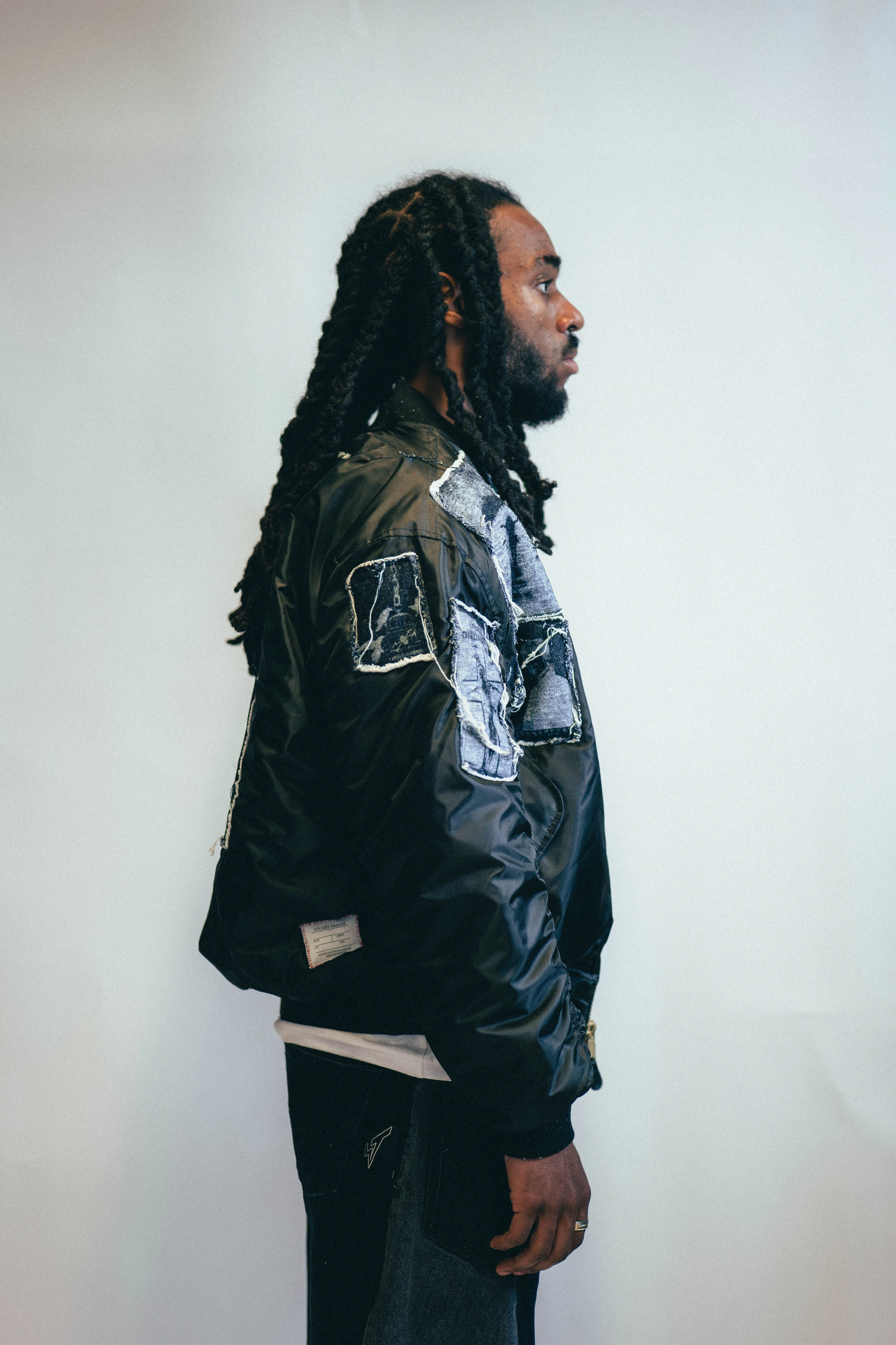 MA 1 Patched Bomber in Black