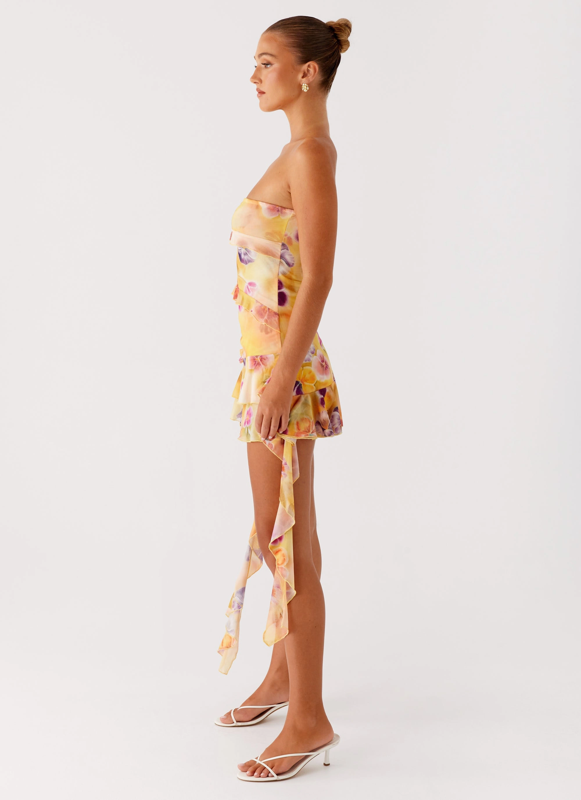 Relaxed Movement Versatile party outfit Macey Mini Dress - Sunburst Floral