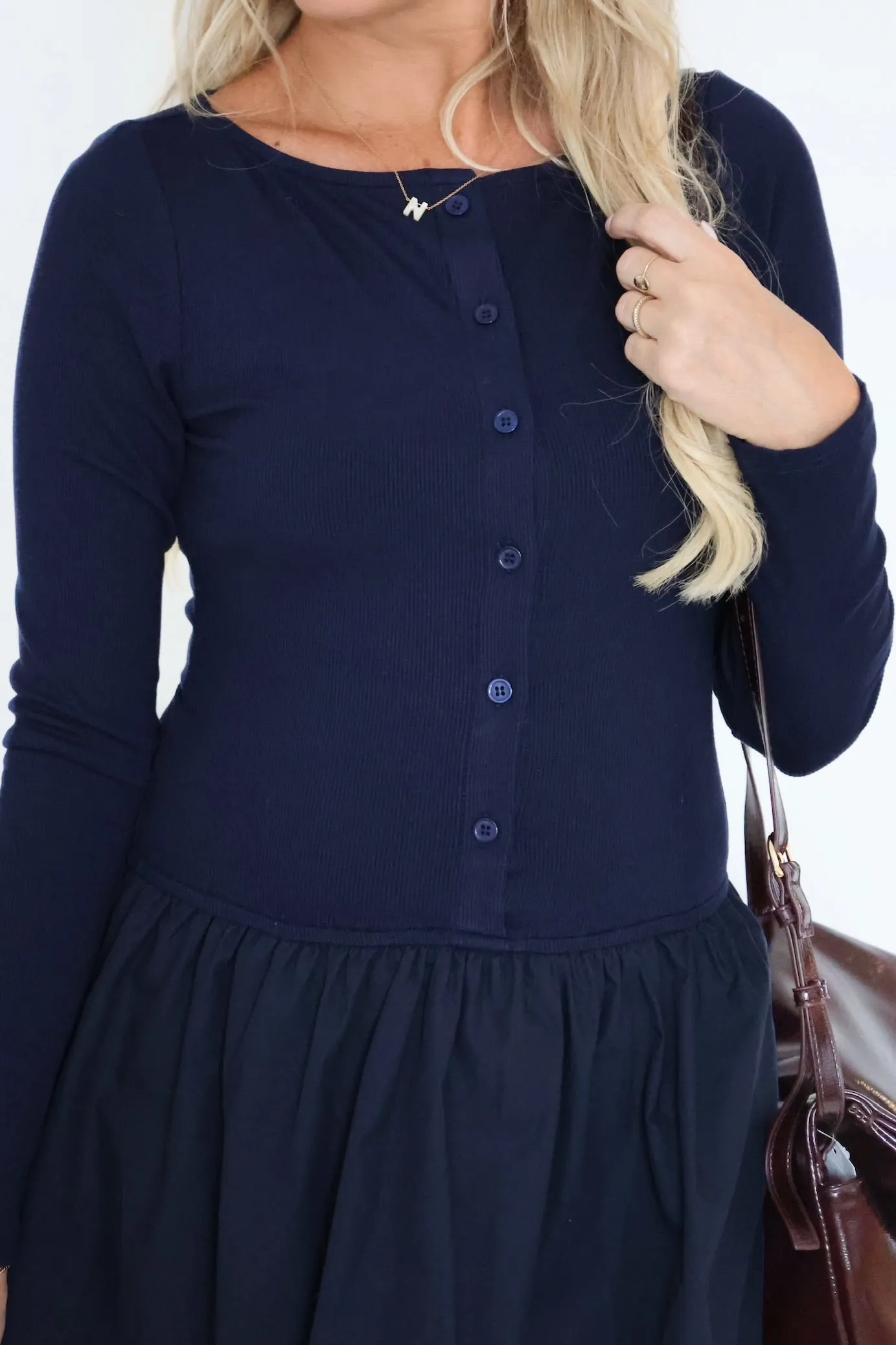 Breezy Comfort Event Glow Olivia Knit Top Mini Dress