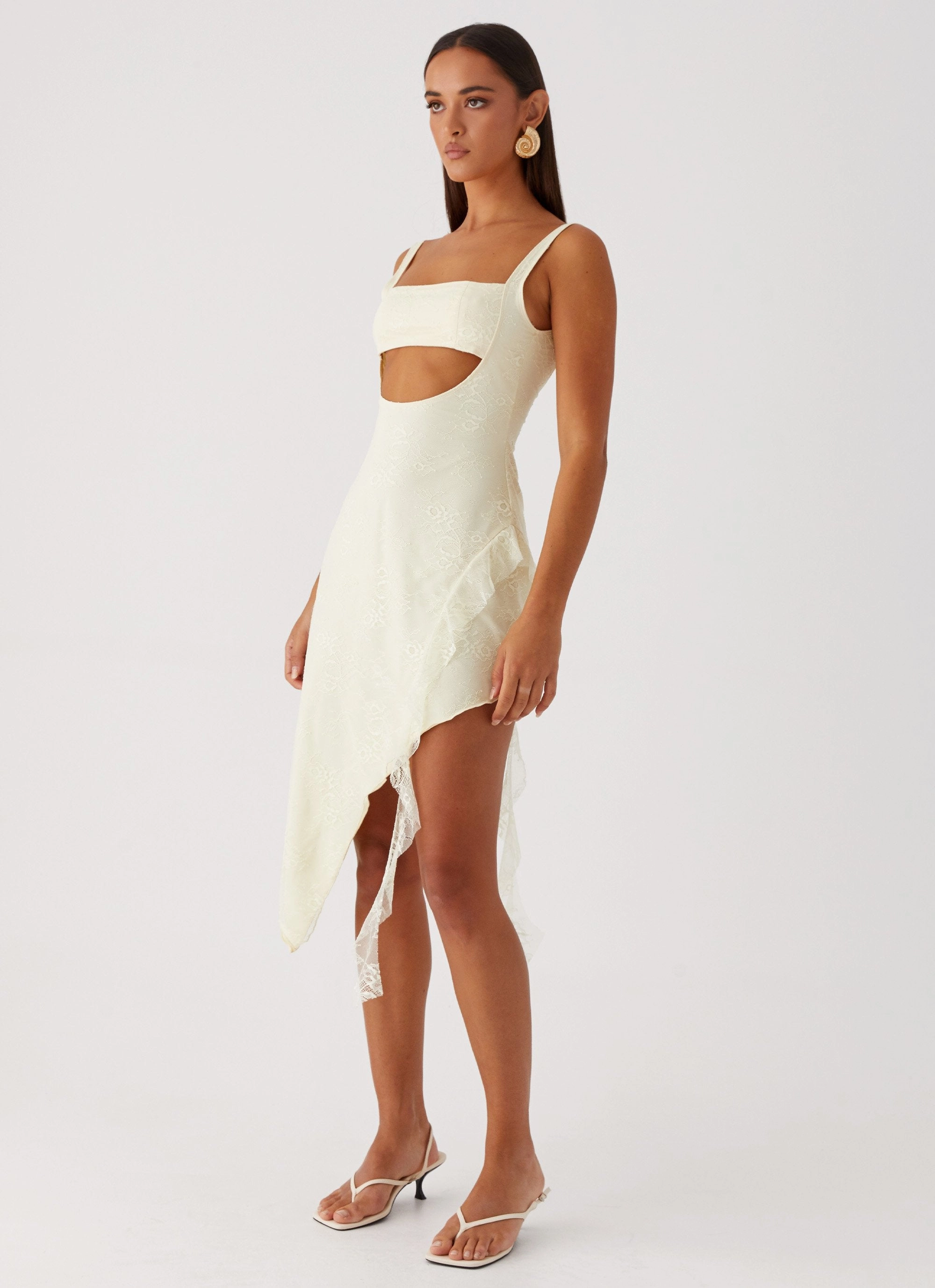 Patricia Midi Dress - Yellow Functional Layer