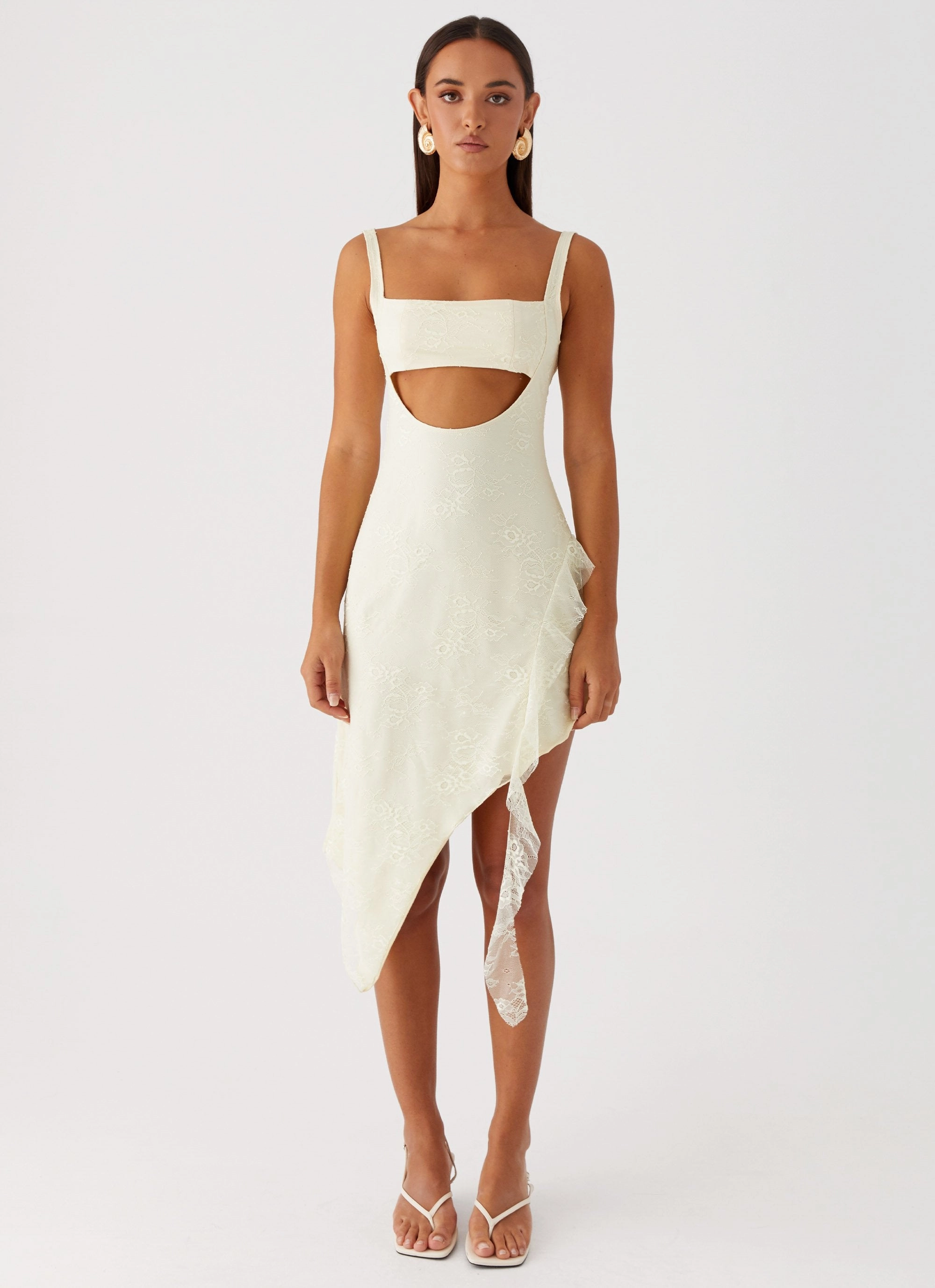 Patricia Midi Dress - Yellow All Inclusive Wide Hemline