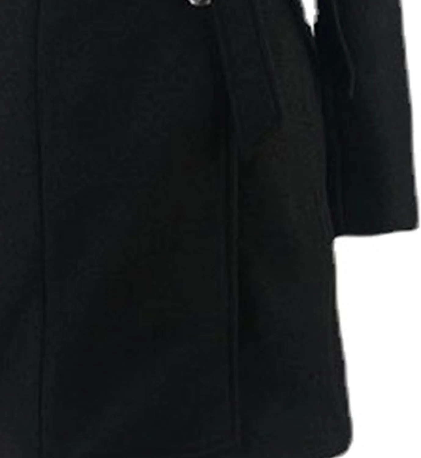 Maiyifu-GJ Women Stand Collar Wool Blend Coats Overcoat Casual Thicken Single Breasted Coat Fall Winter Jackets Outerwear
