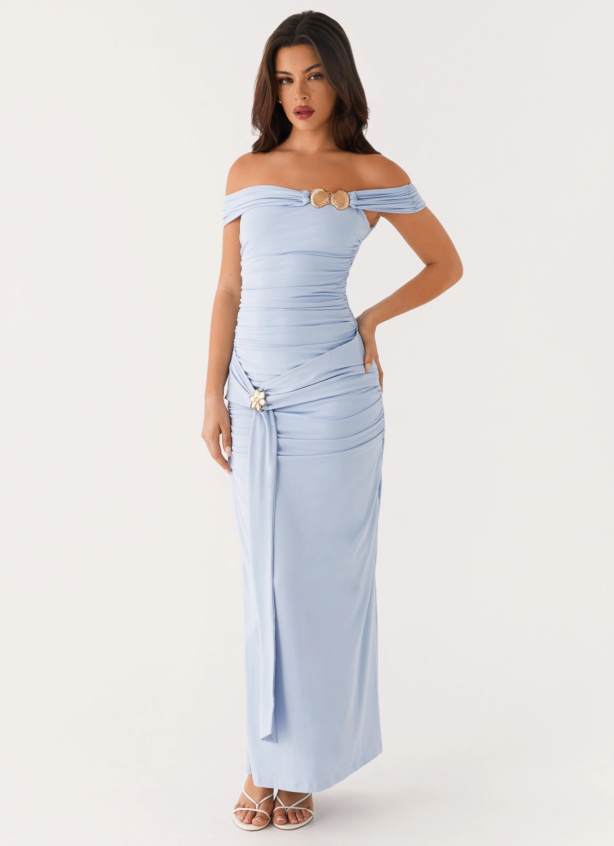 Timeless Comfort Wear Work Fitwear Majorly Maxi Dress - Blue