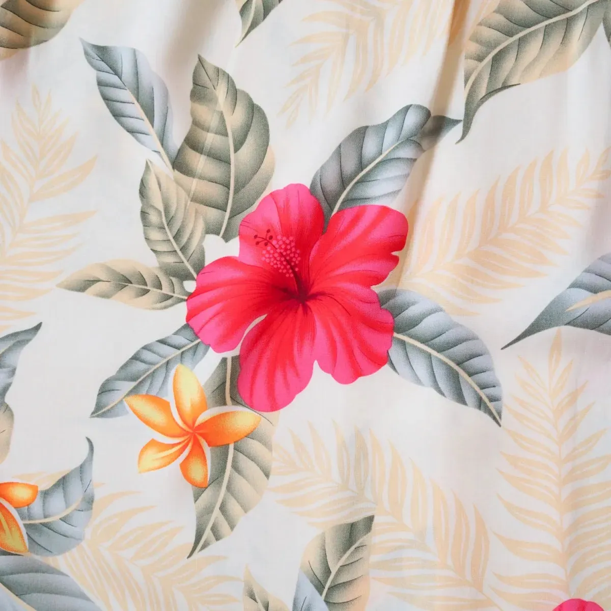 makaha cream hawaiian boy shirt