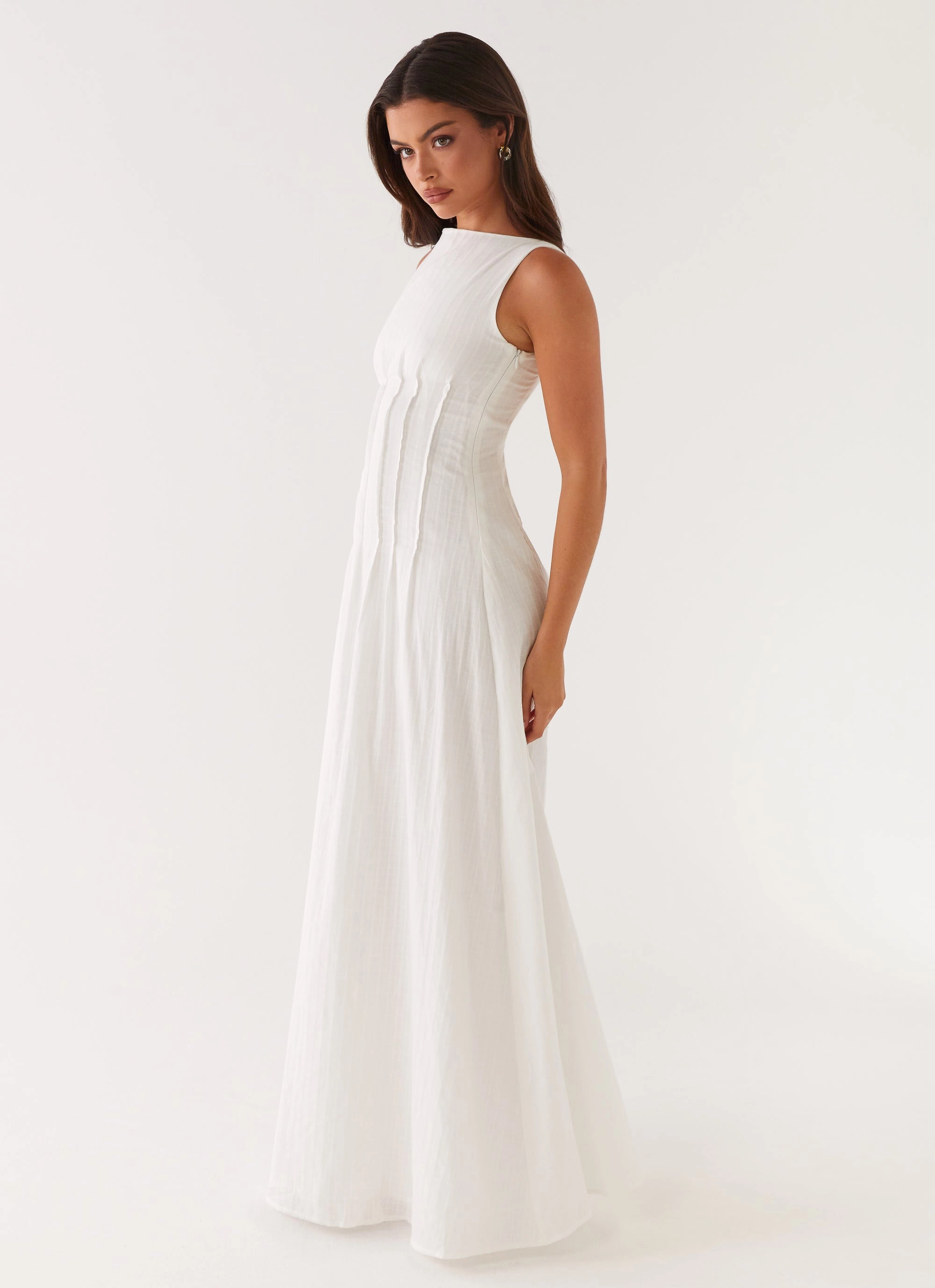 Maloney Maxi Dress - White Layer Base