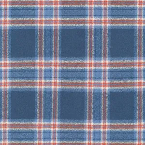 Mammoth Flannel - Plaid Americana Blue Yardage