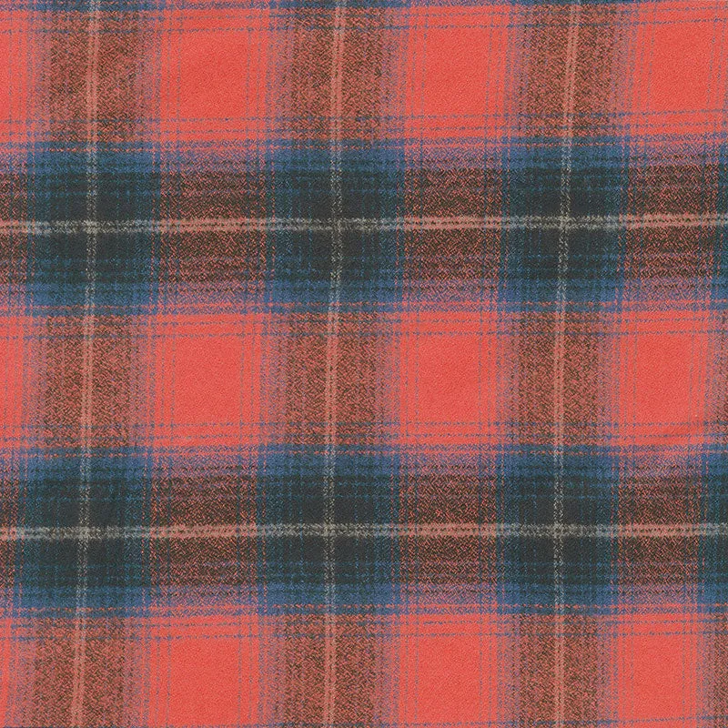 Mammoth Flannel - Plaid Americana Red Yardage