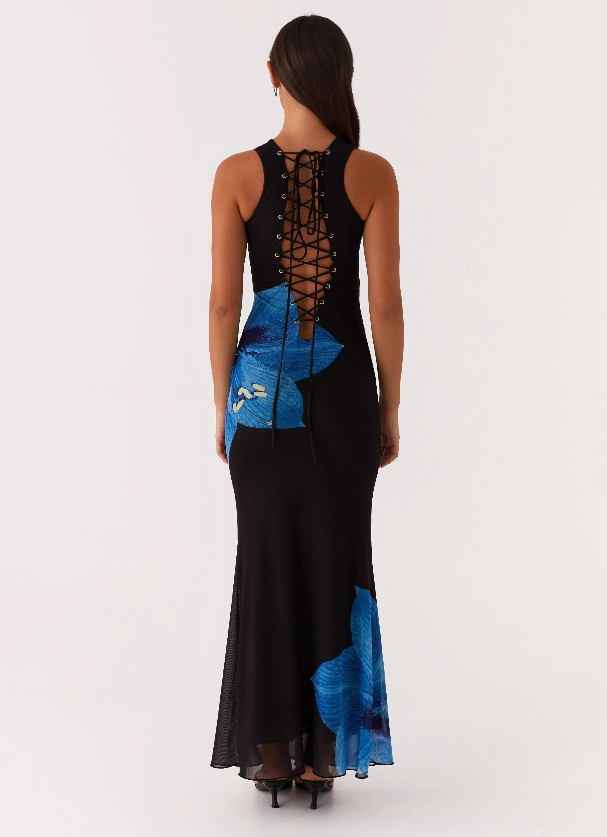 Manhattan Nights Maxi Dress - Black Runway-Ready