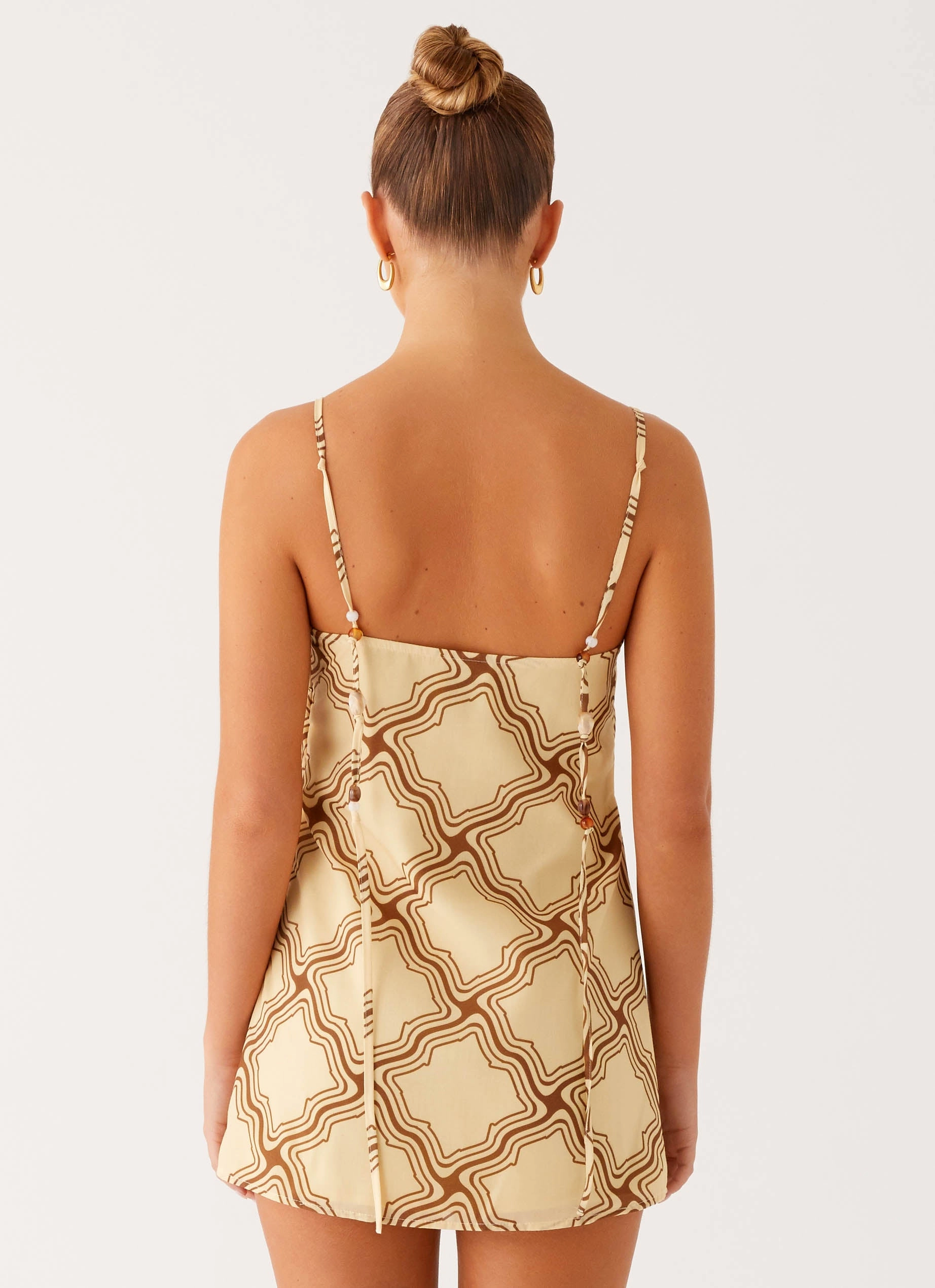 Chill Mode Trendy floral dress Mantra Mini Dress - Tidal Wave Print