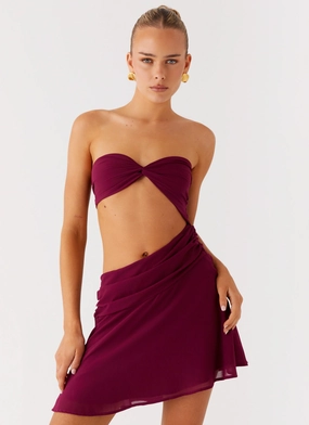 Elegant Appearance Light Wear Marbella Mini Dress - Violetta