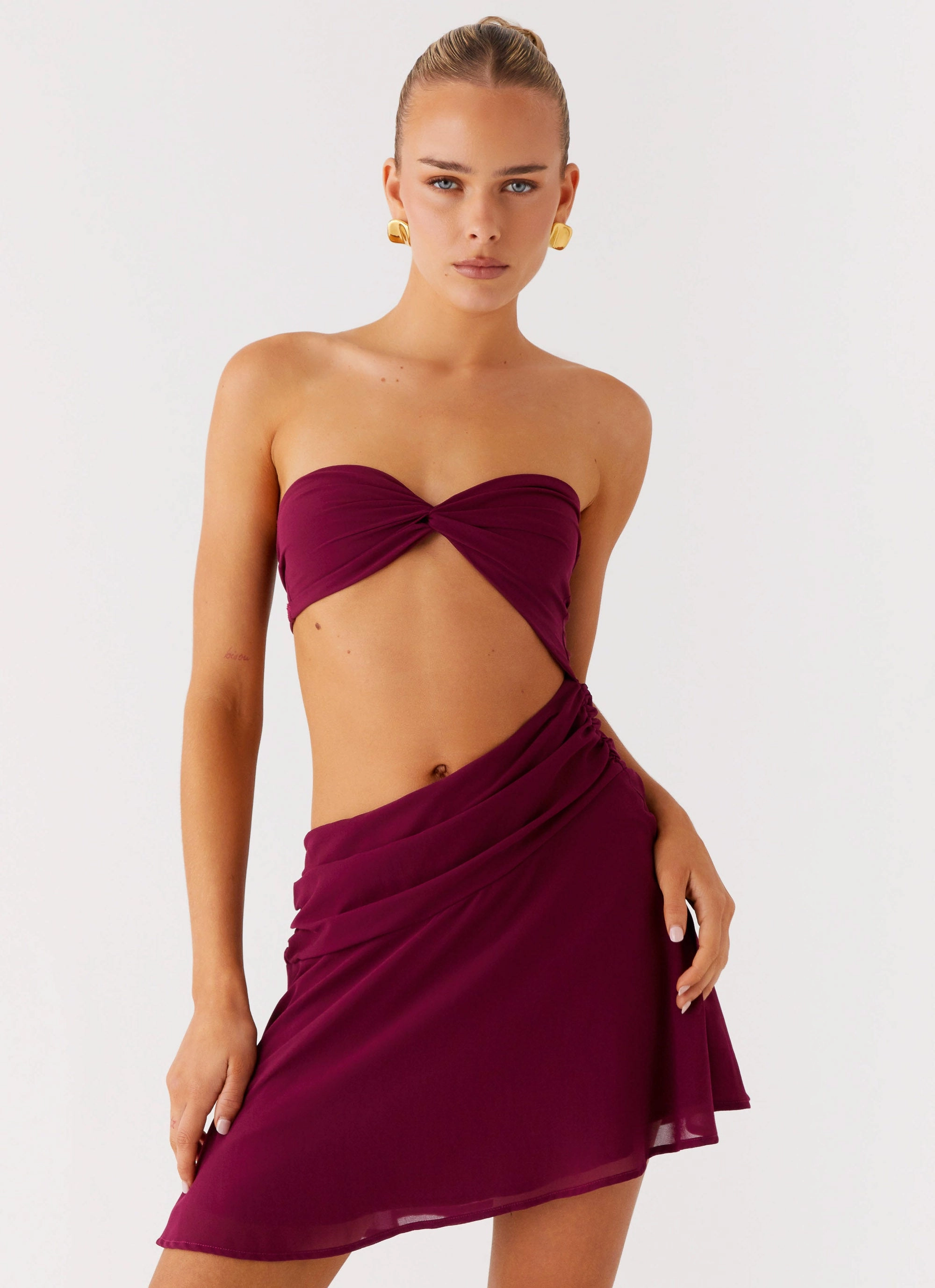 Elegant Appearance Light Wear Marbella Mini Dress - Violetta