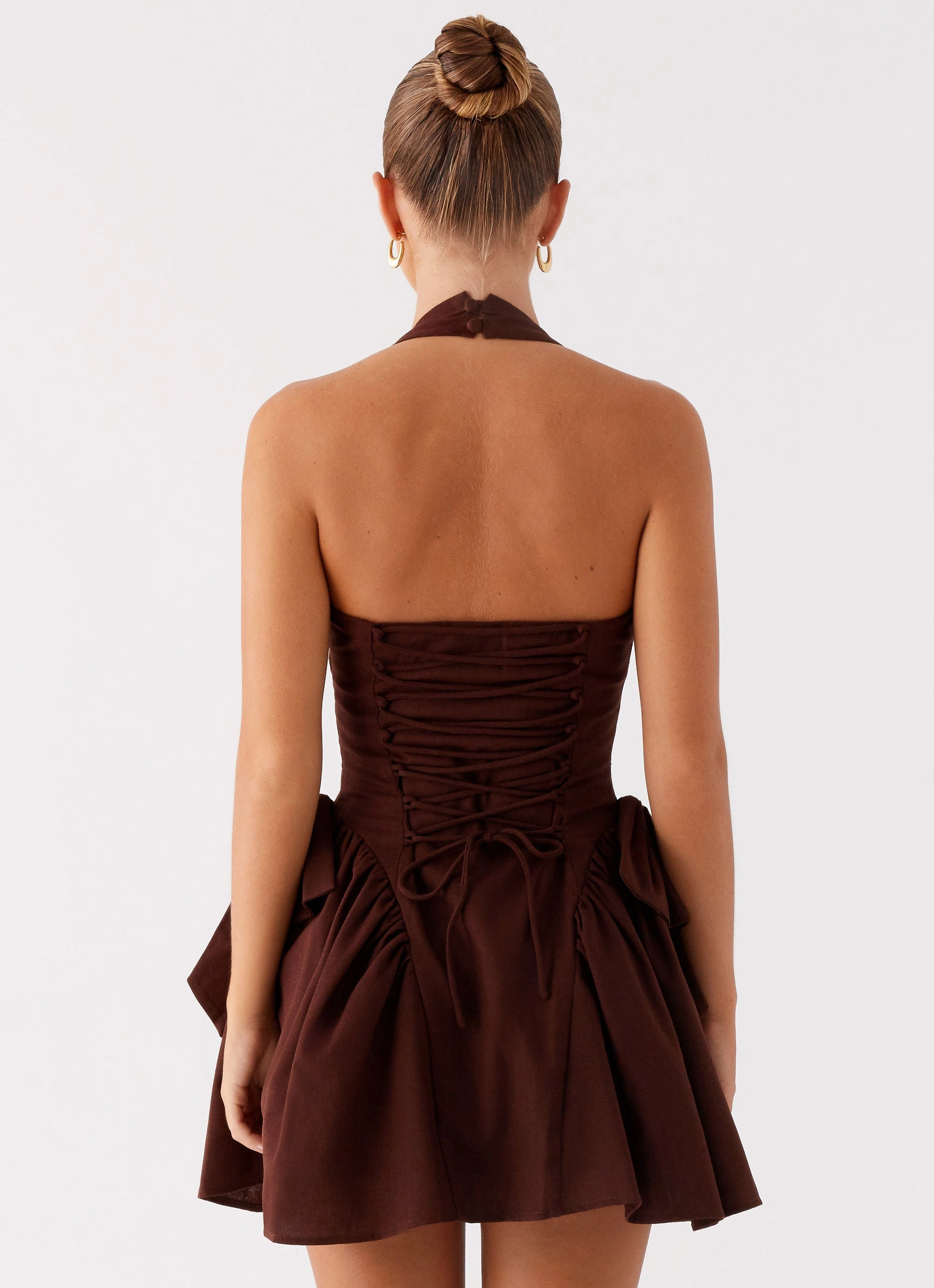 Chic Appeal Avalo Mini Dress - Chocolate