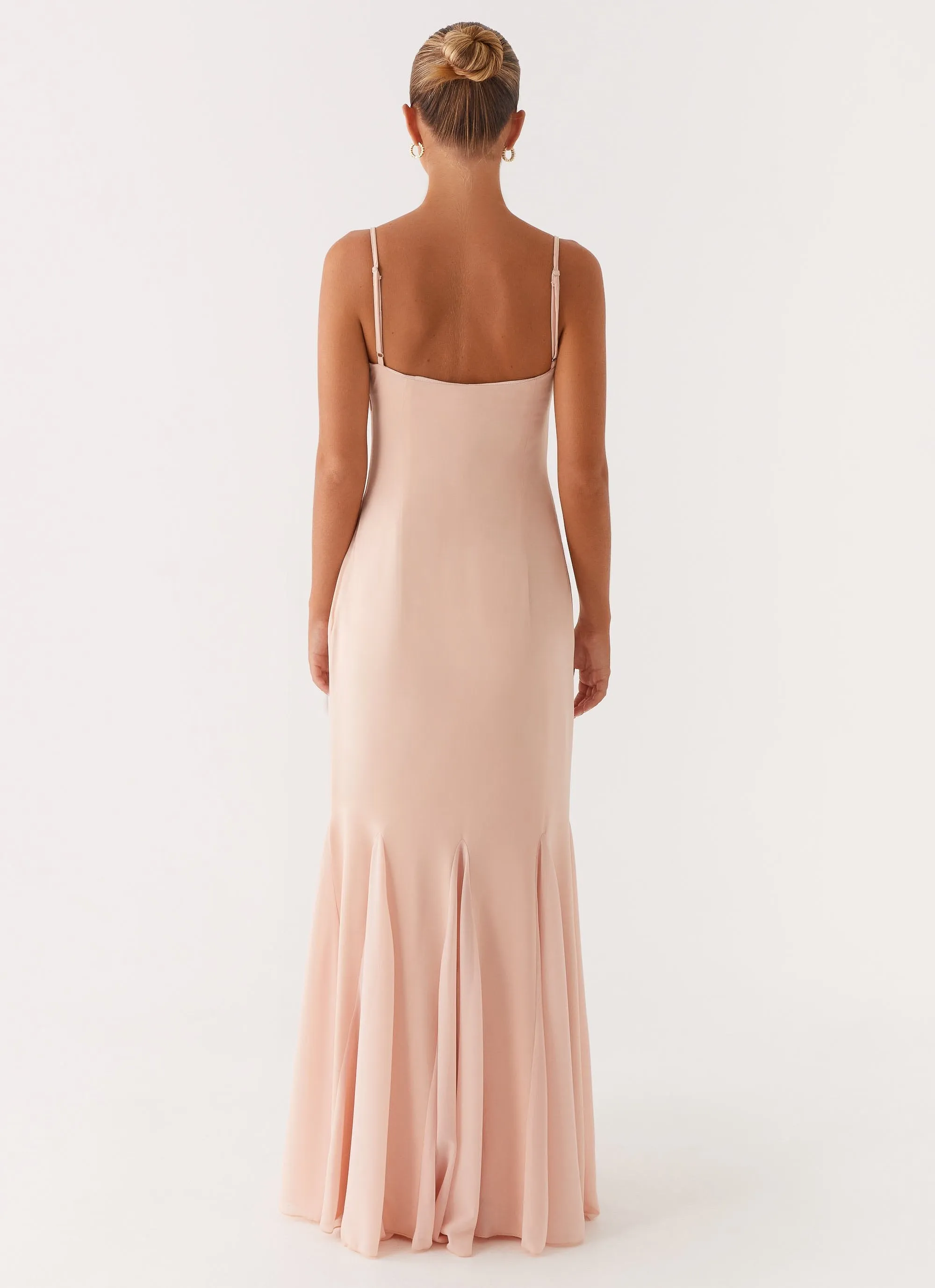 Marcelo Maxi Dress - Pink Crystal-Detail