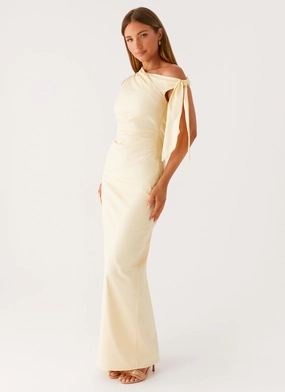 Marella Maxi Dress - Yellow Perfect for Travel Classic Flow