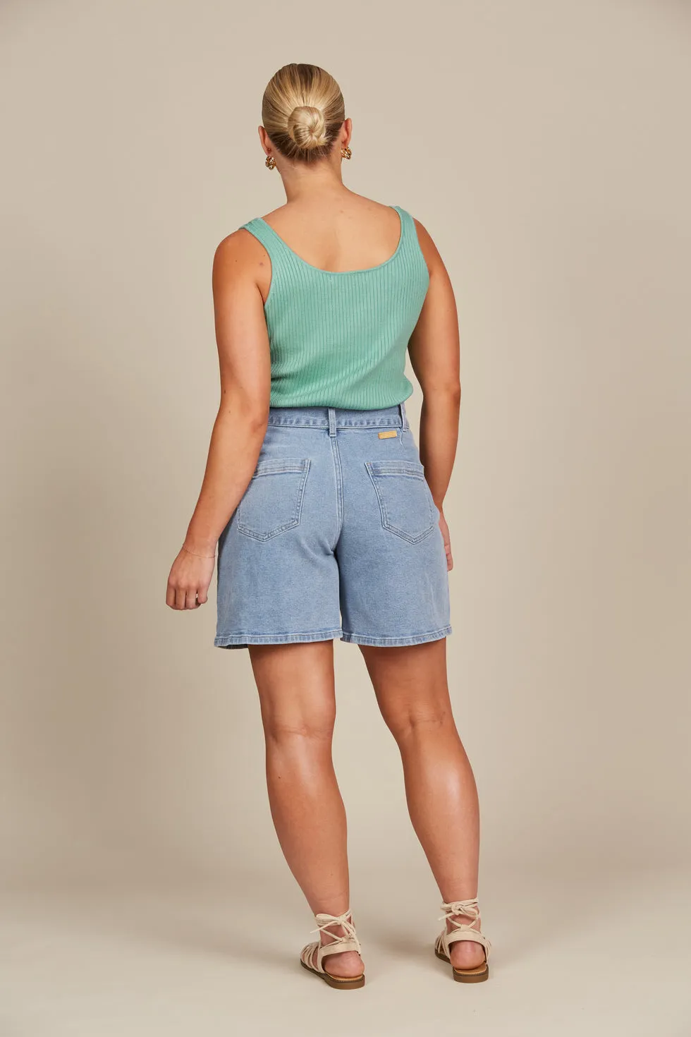 Margot Denim Short - Stellar