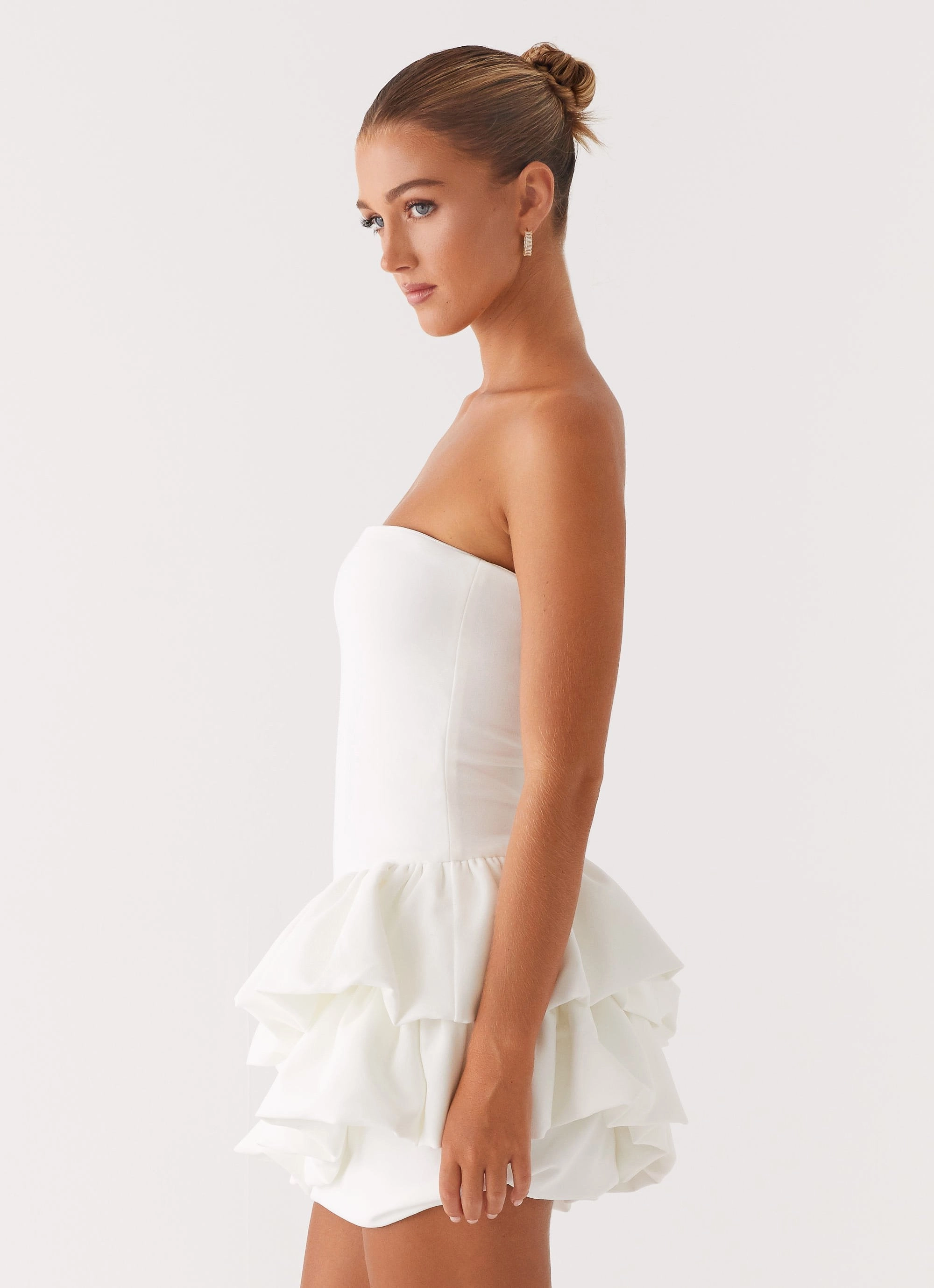 Trend Texture Trendy summer outfit Marie Mini Dress - White