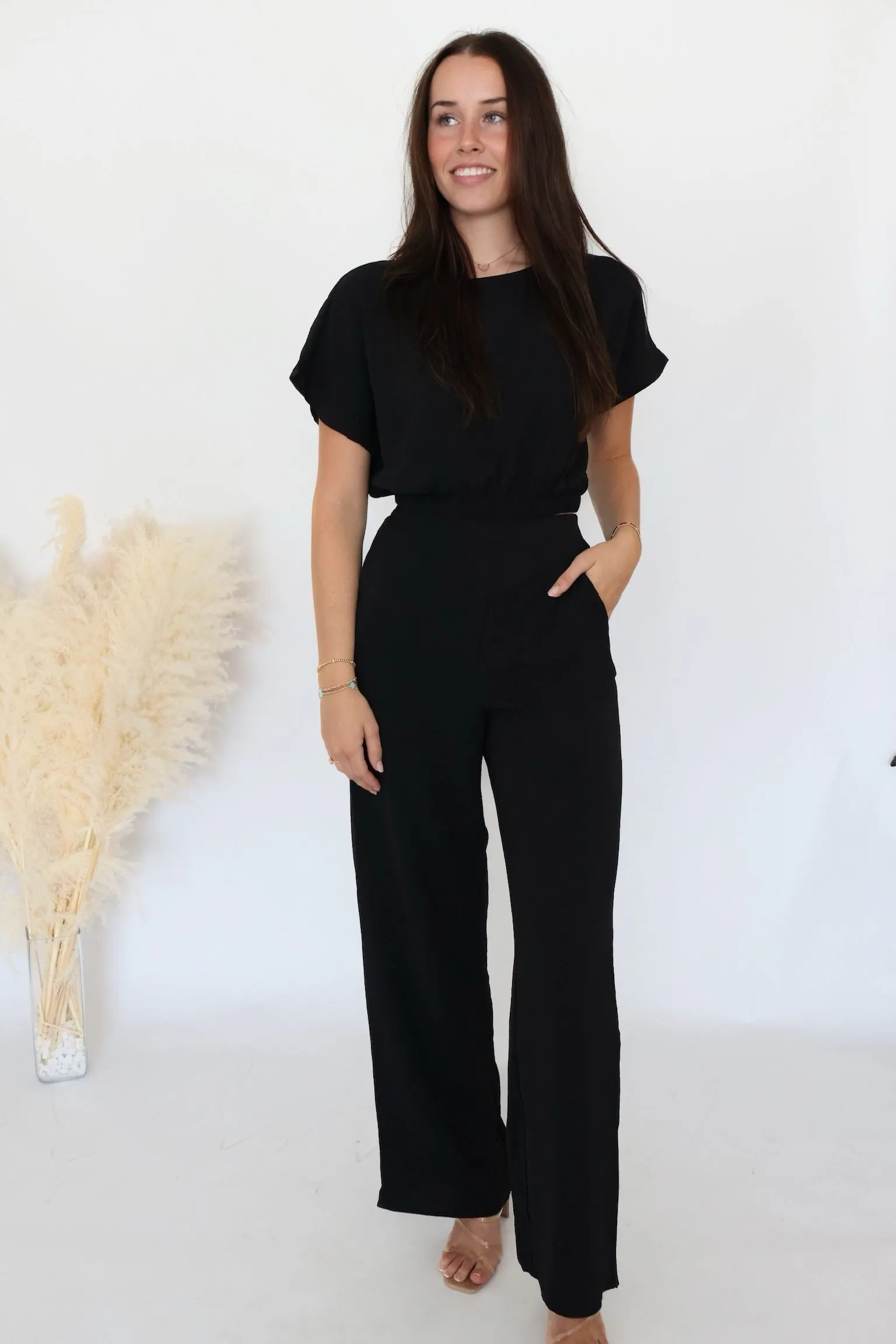 Market Find Top- Black (FINIAL SALE) Breathable fabric