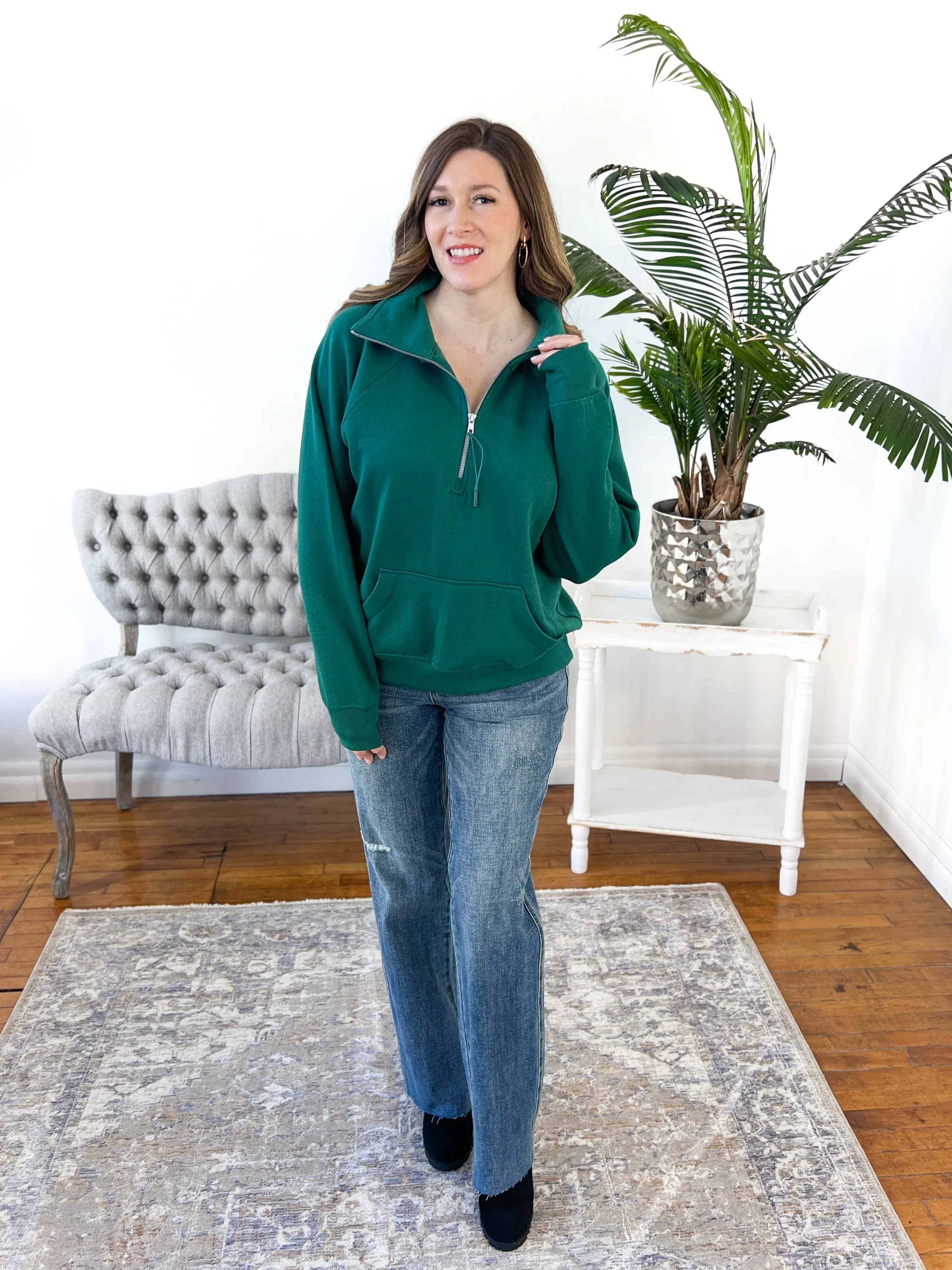 Marlane Half Zip Fleece Pullover