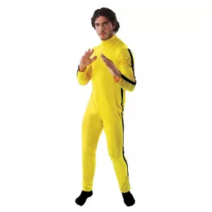 Martial Artist/ Bruce Lee Men's Costume Jumpsuit