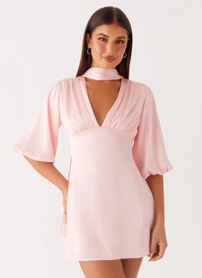 sophisticated appearance Mary Mini Dress - Pink