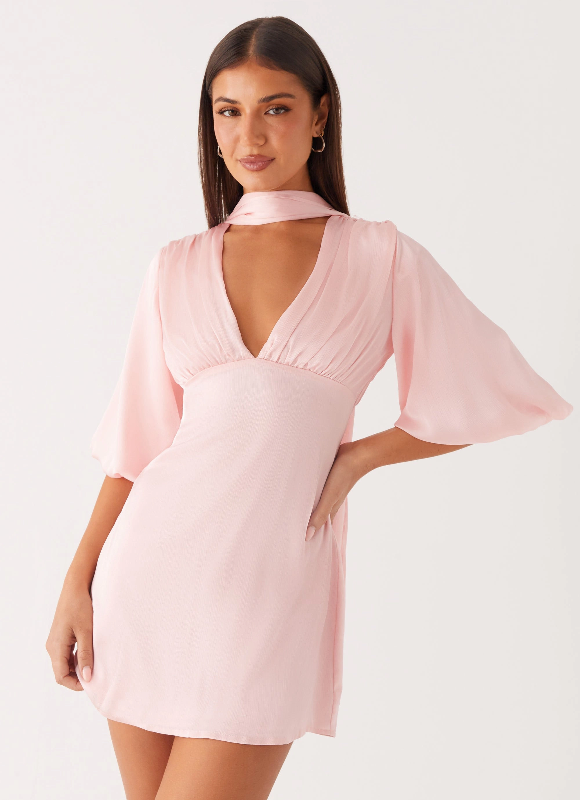 Mary Mini Dress - Pink Comfort Layer Love Energy