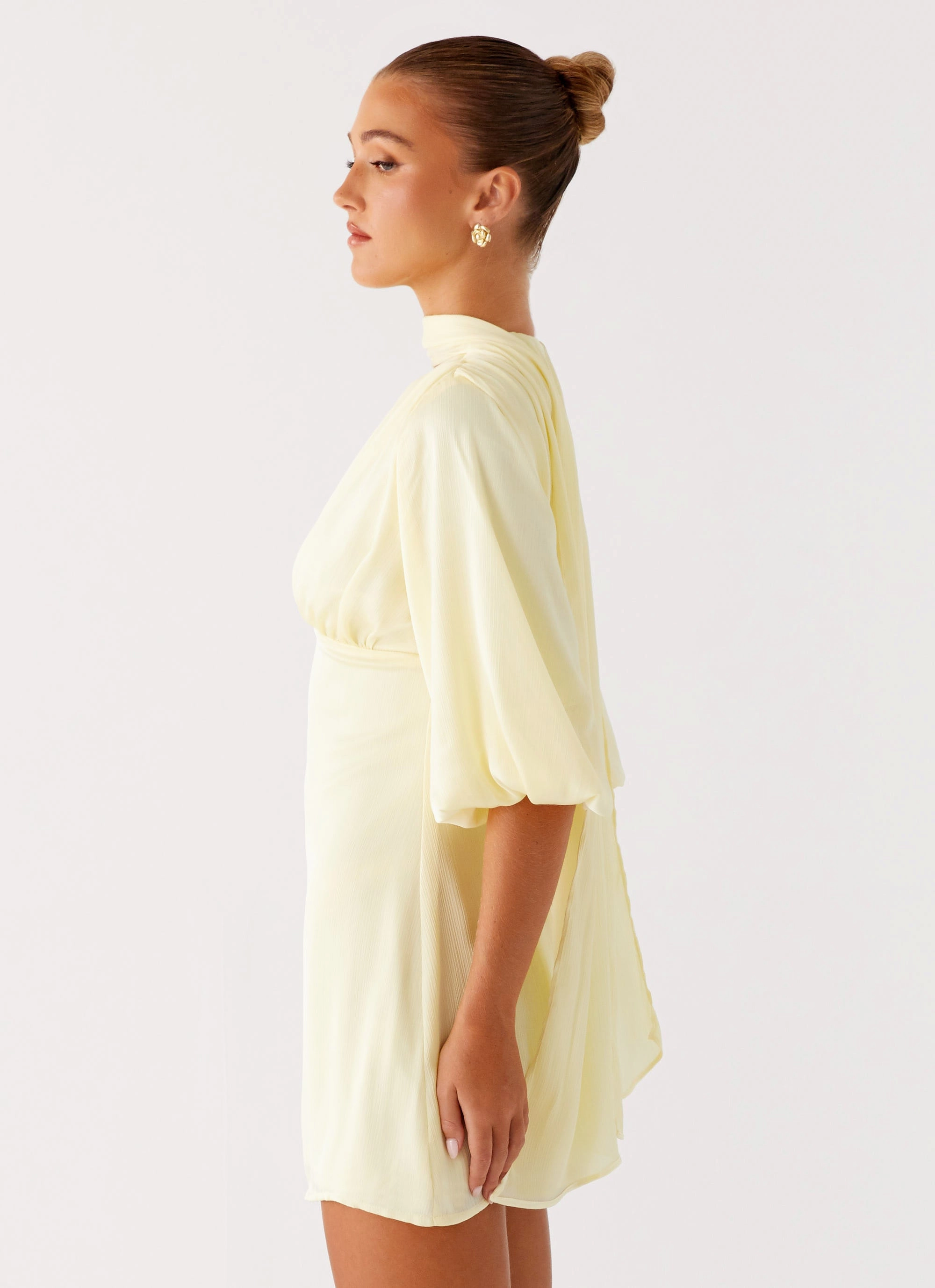 Mary Mini Dress - Yellow Chill Style QuickDryTechnology