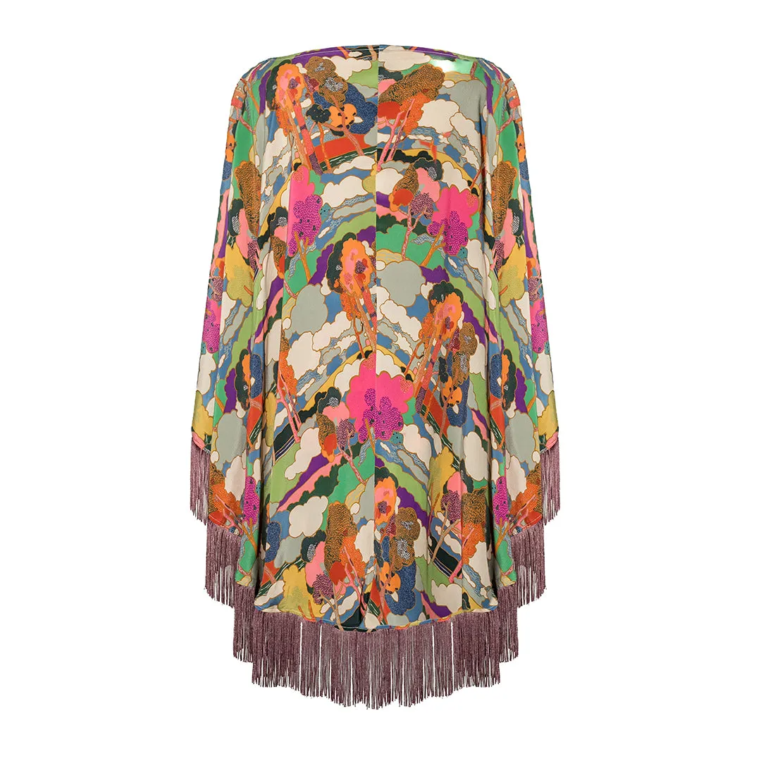 Adaptable Style Moisture Wicking Fabric MASON by MASON'S DAUGHTER Kathleen Dress, Printed Crepe de Chin