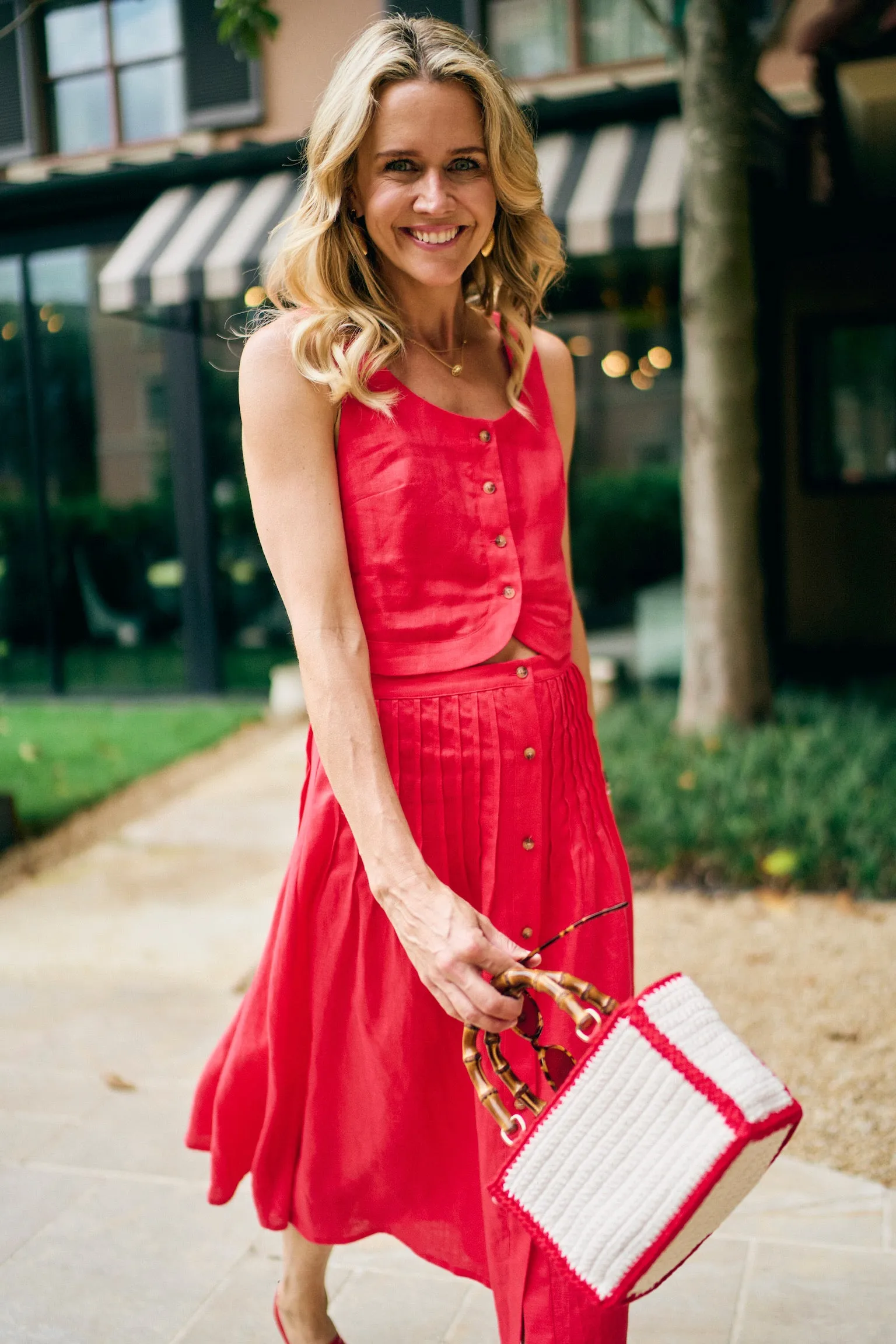 MASON'S DAUGHTER | Andrea Top, Cherry Red Sport Flex