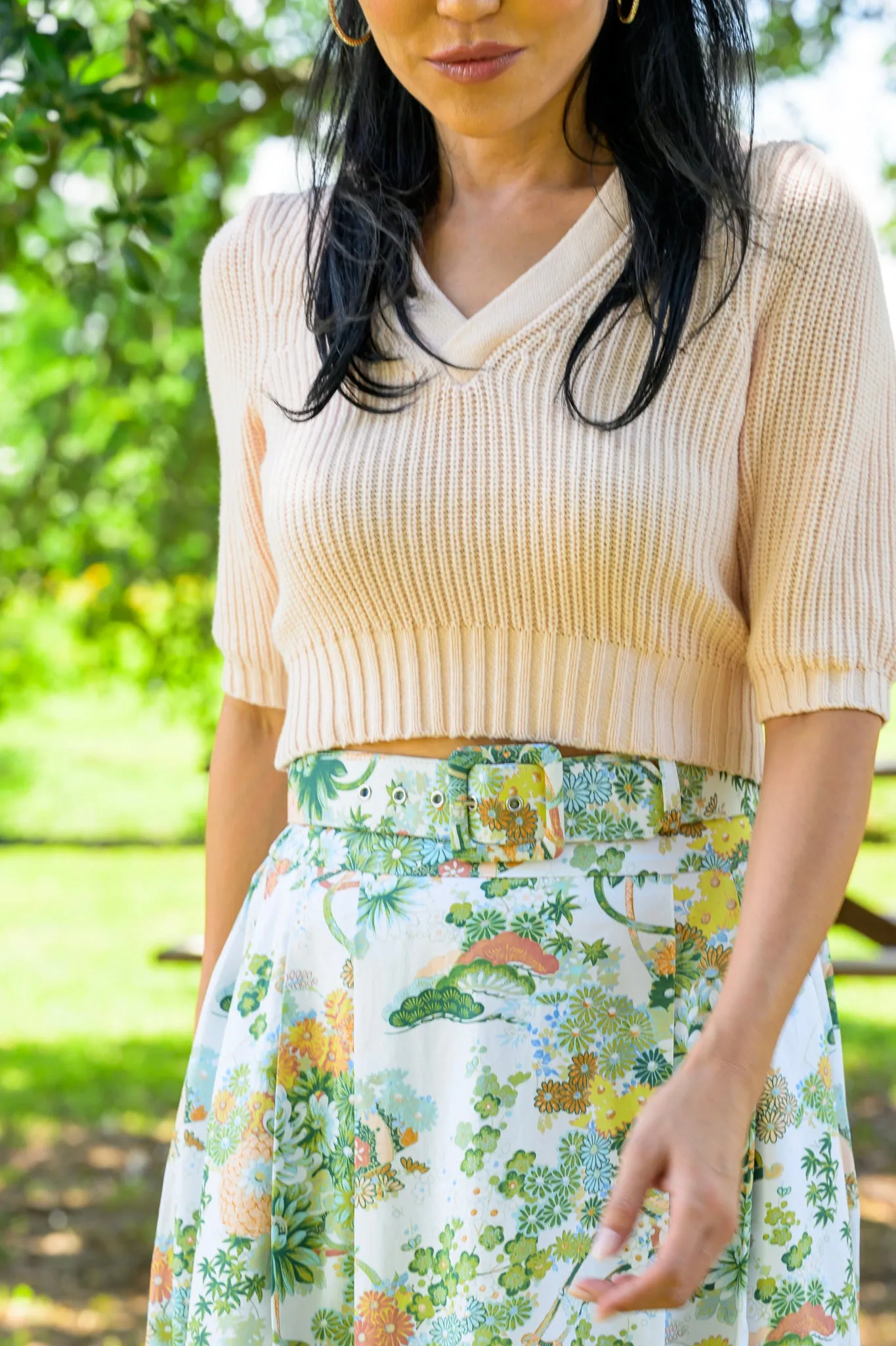 MASON'S DAUGHTER | Maxi Skirt, Spring Chinoiserie AbrasionGuardTape