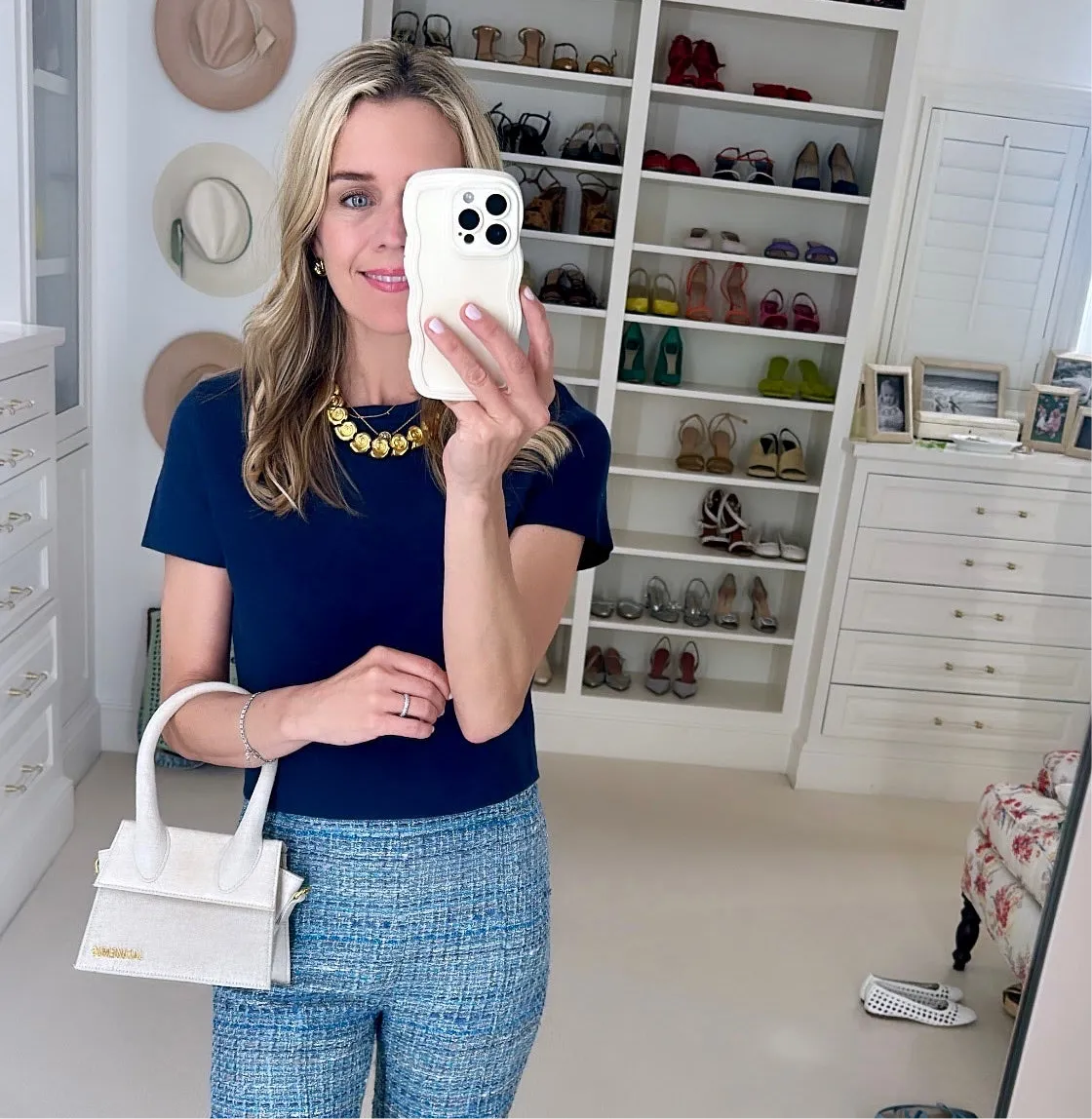 No Tag Soft Support MASON'S DAUGHTER Stella Knit Top, Navy