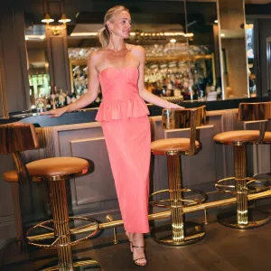 Simple Silhouette Fit Freedom MASON'S DAUGHTER | Tilly Dress, Coral Moire