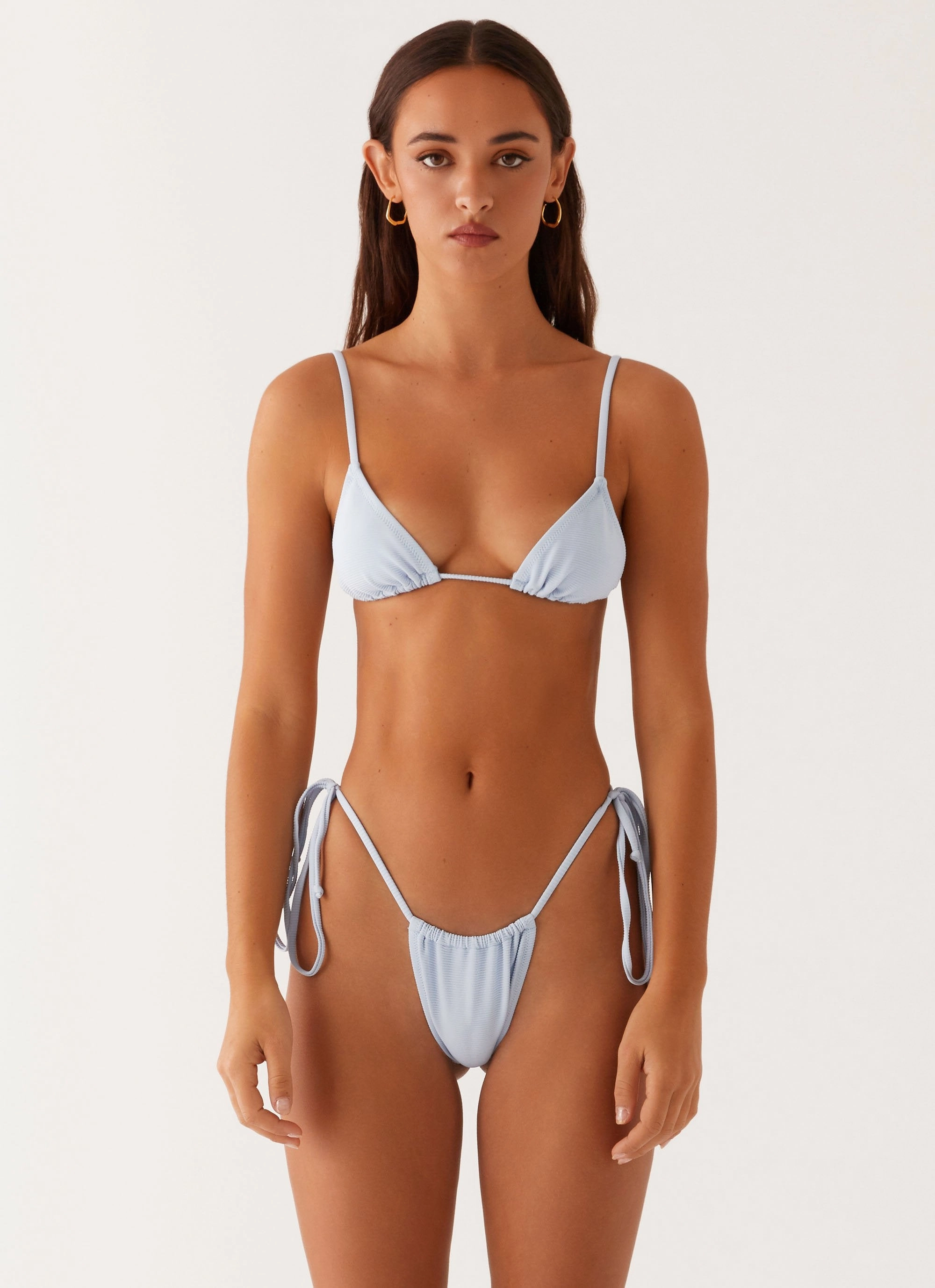 Calista Bikini Bottoms - Blue Coastal Vibes