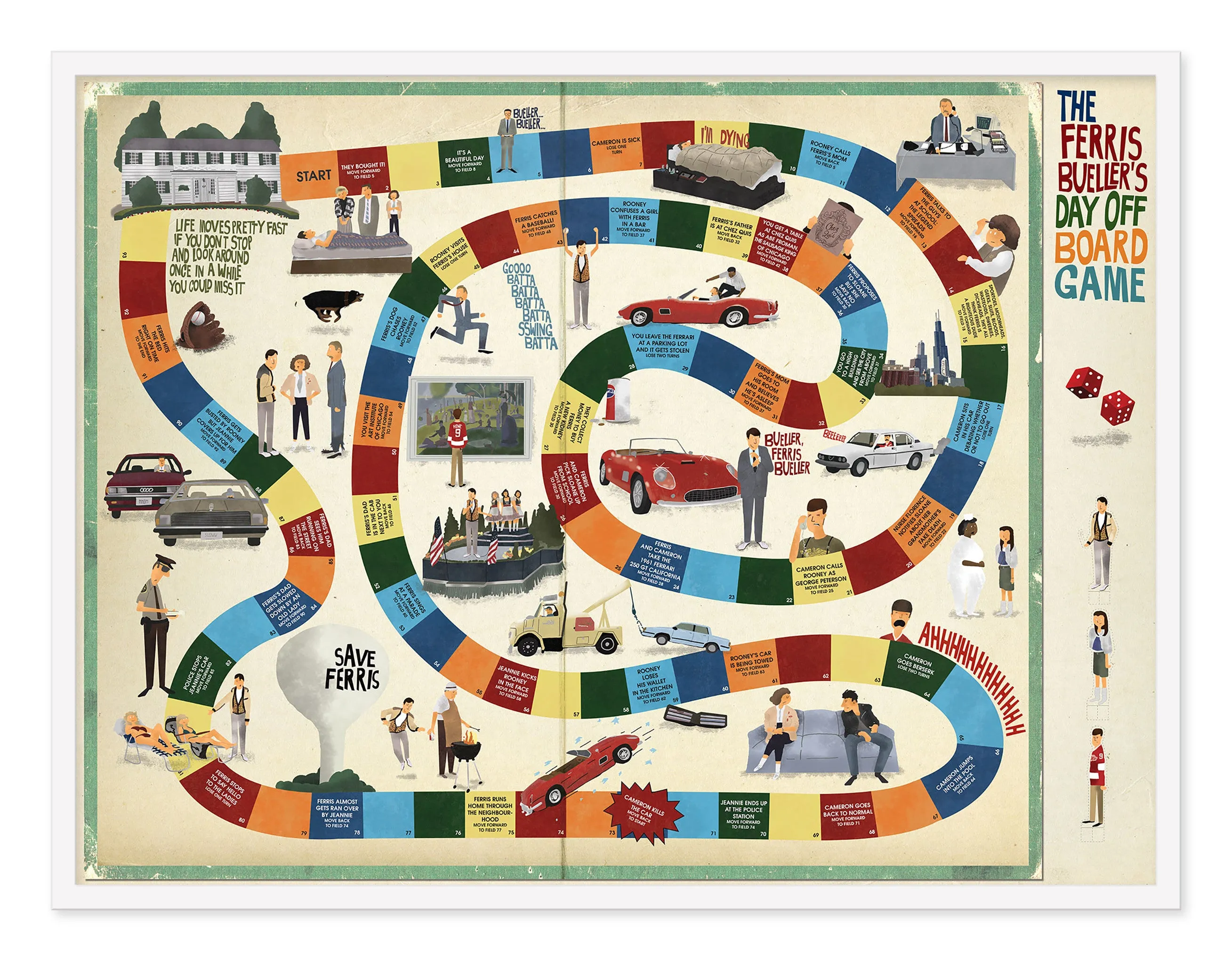 Max Dalton - "The Ferris Bueller's Day Off Board Game"
