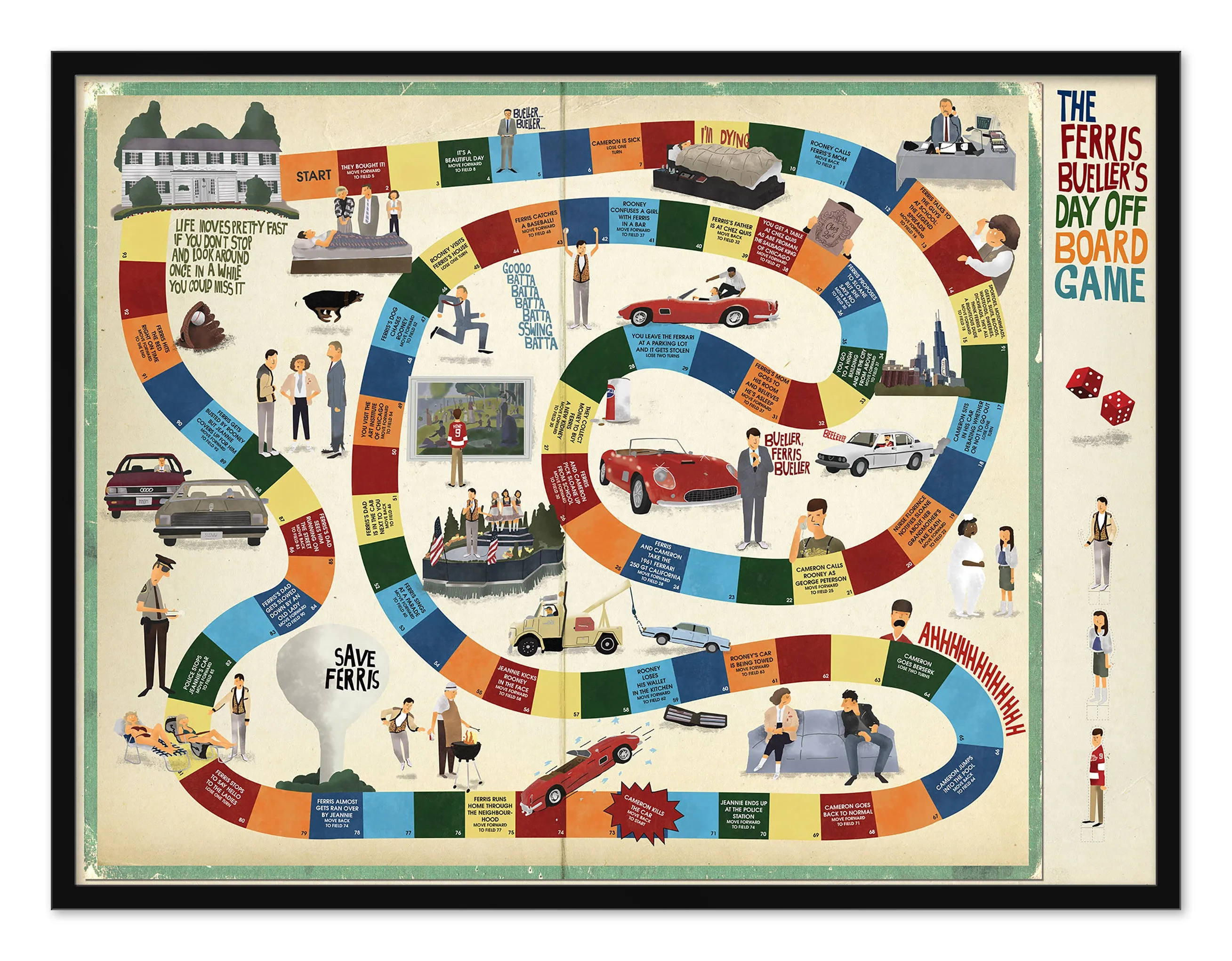 Max Dalton - "The Ferris Bueller's Day Off Board Game"