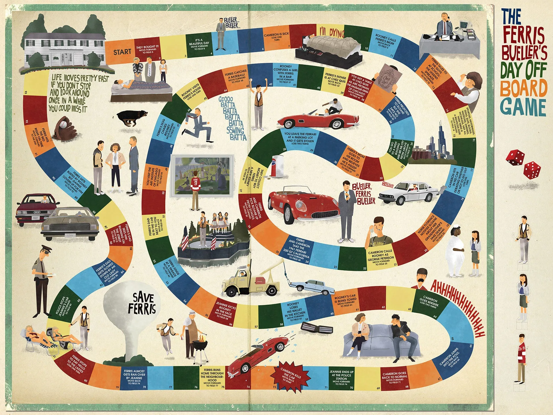 Max Dalton - "The Ferris Bueller's Day Off Board Game"