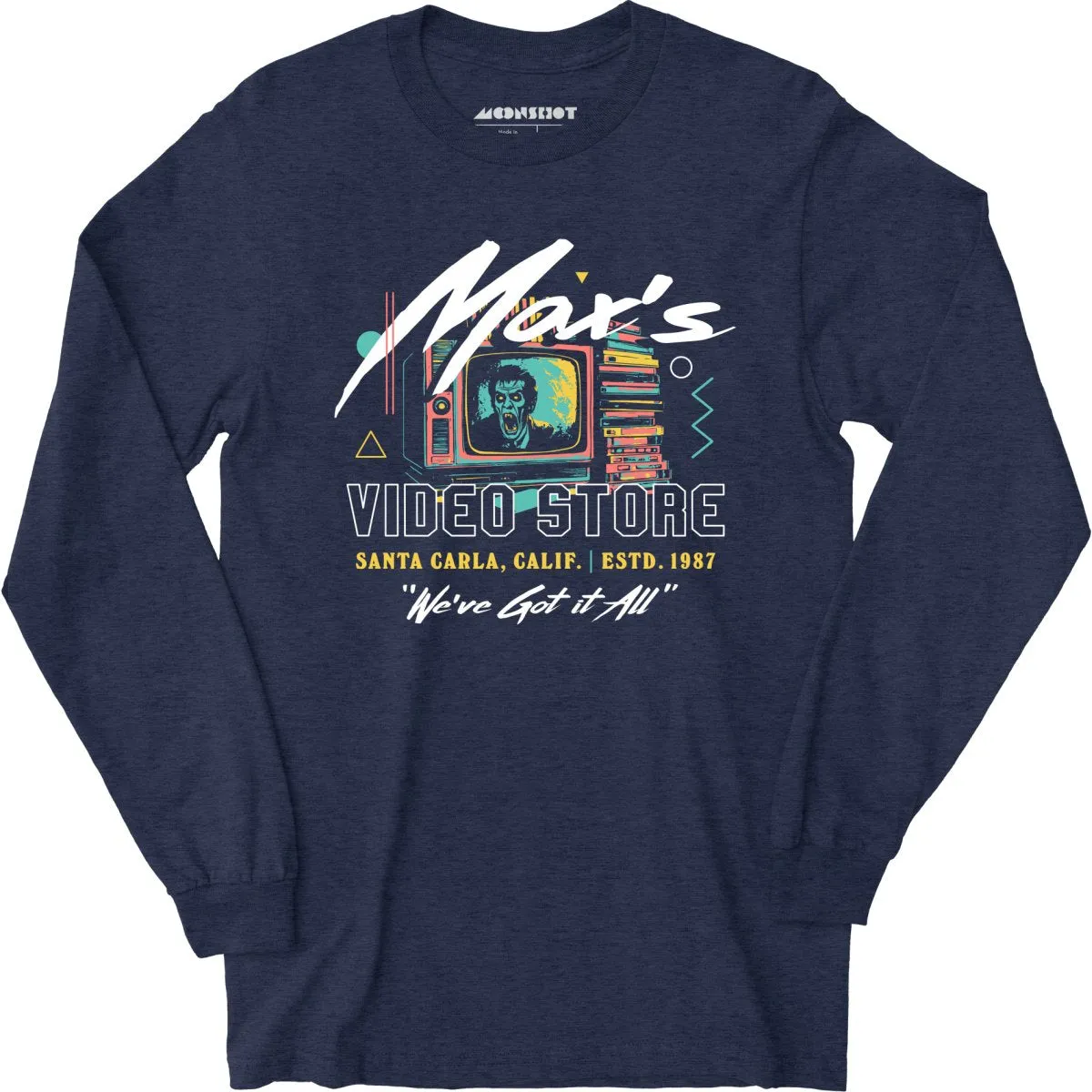 Max's Video Store - Long Sleeve T-Shirt